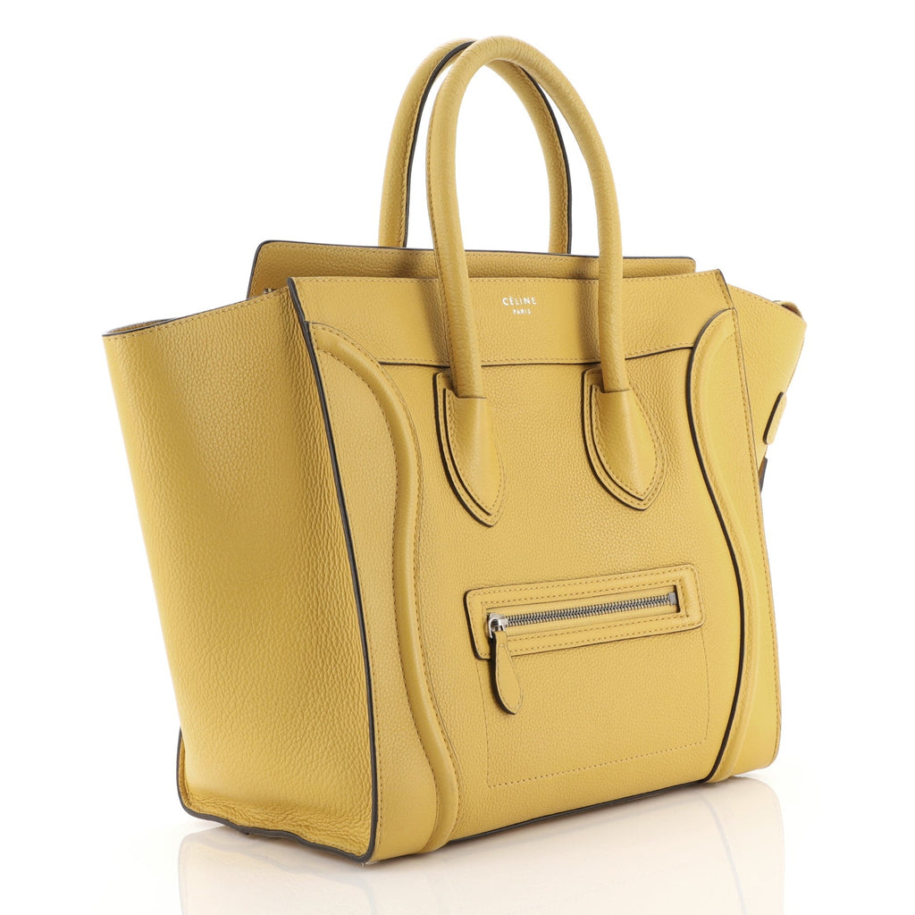 Luggage Handbag Grainy Leather Mini