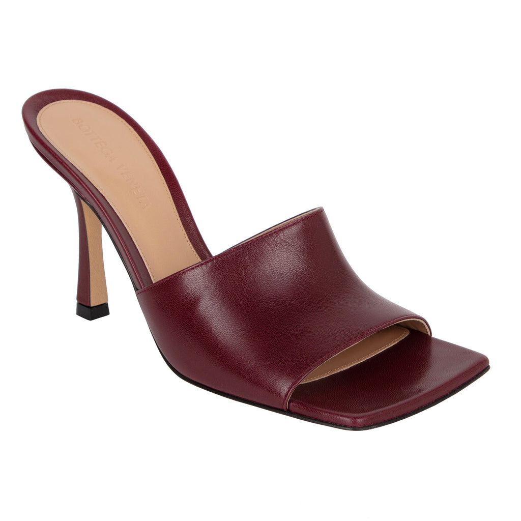 Women's Bottega Veneta Stretch Mule Merlot