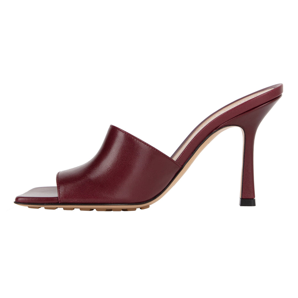Women's Bottega Veneta Stretch Mule Merlot