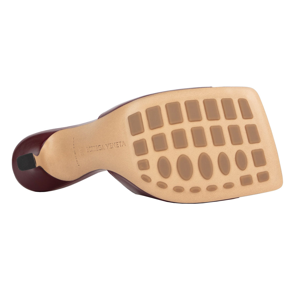 Women's Bottega Veneta Stretch Mule Merlot