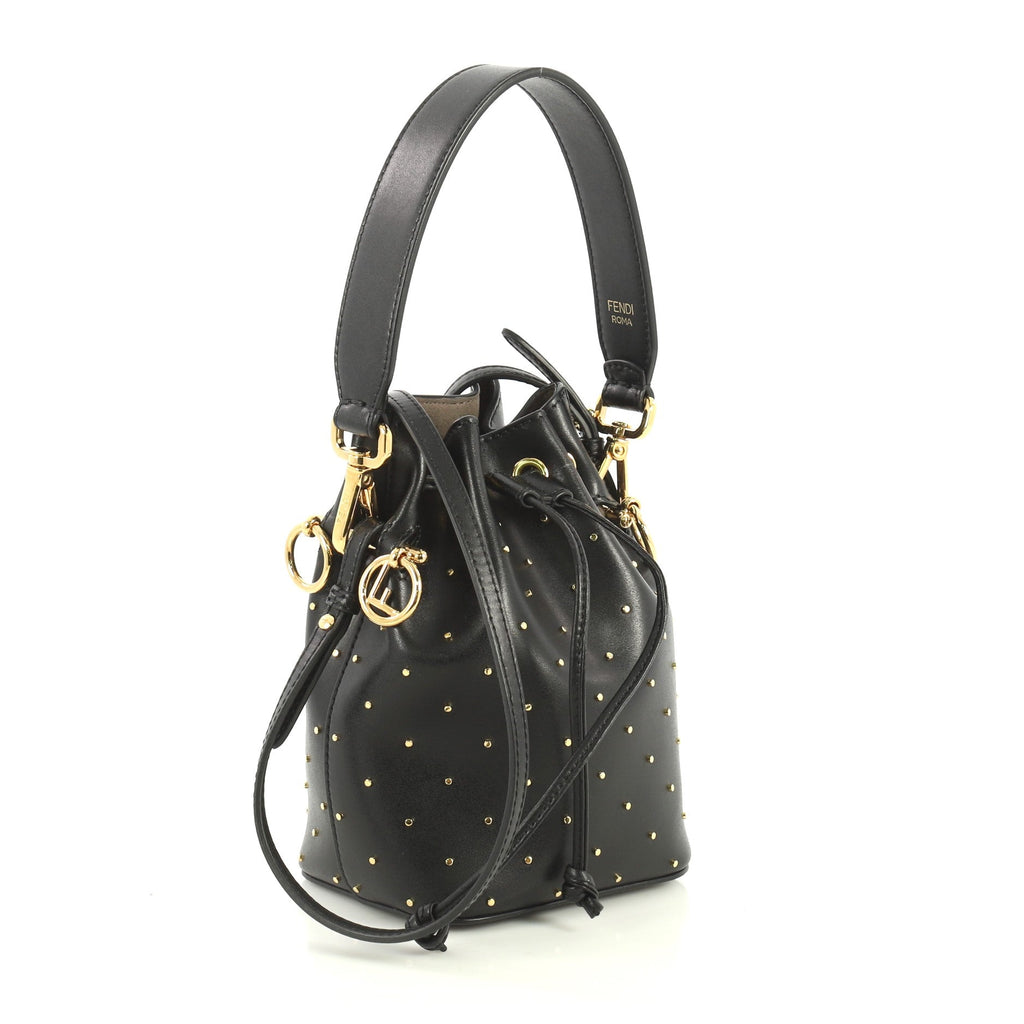 Mon Tresor Bucket Bag Studded Leather Mini