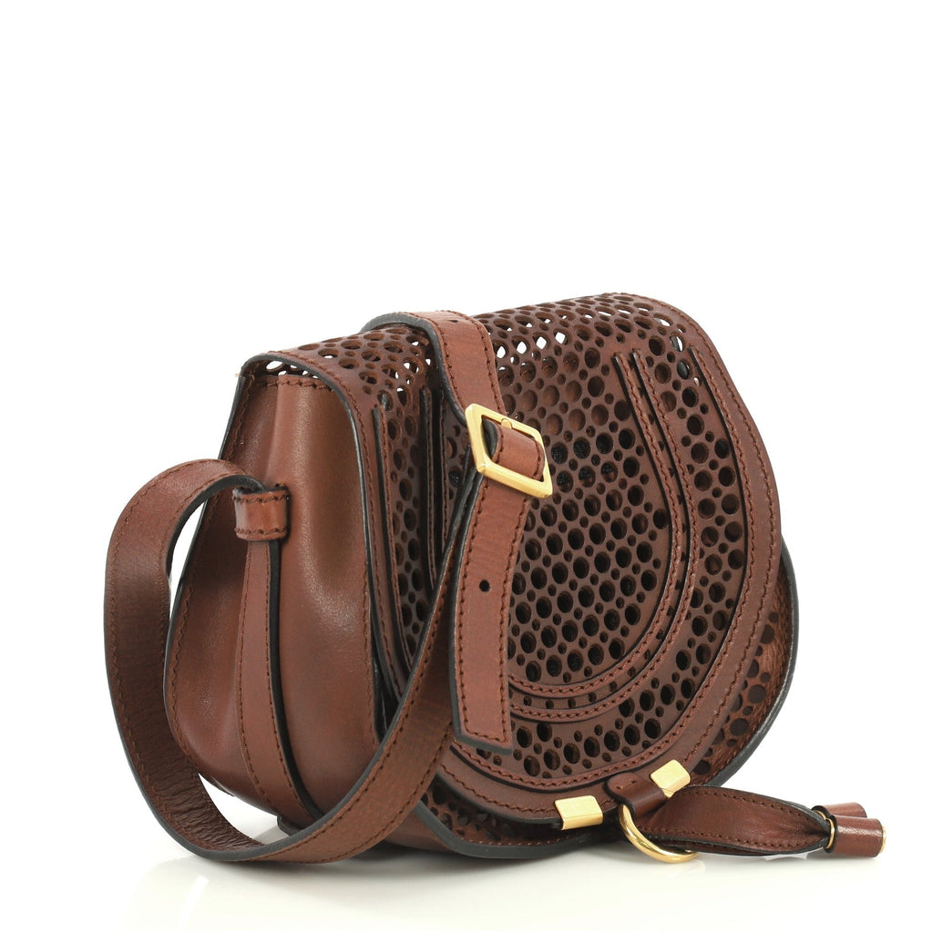 Marcie Crossbody Bag Perforated Leather Mini