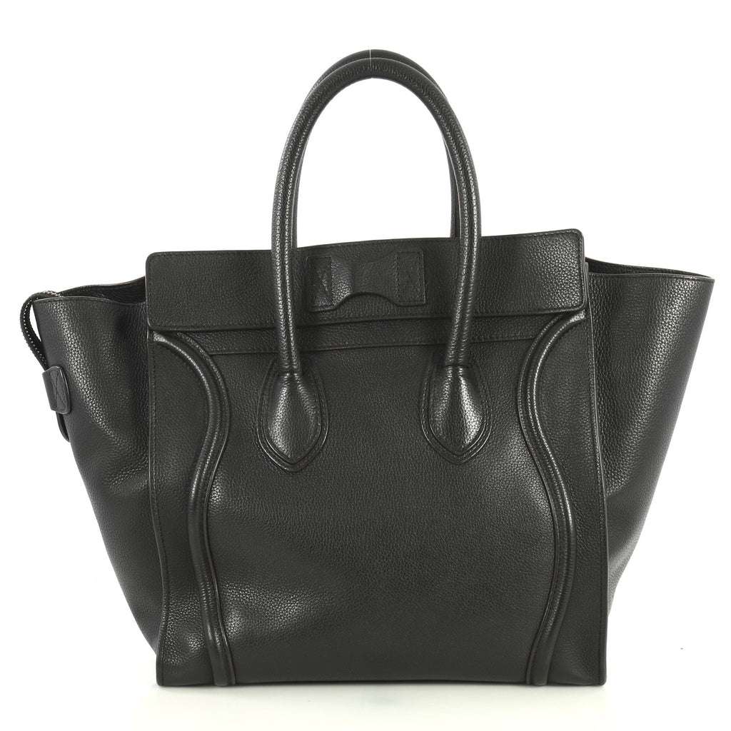 Luggage Handbag Grainy Leather Mini
