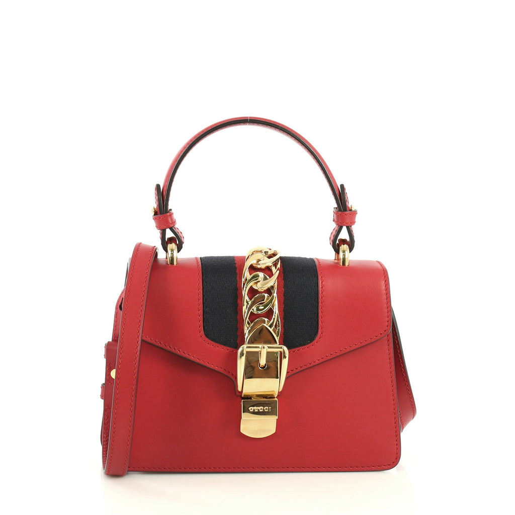 Sylvie Top Handle Bag Leather Mini