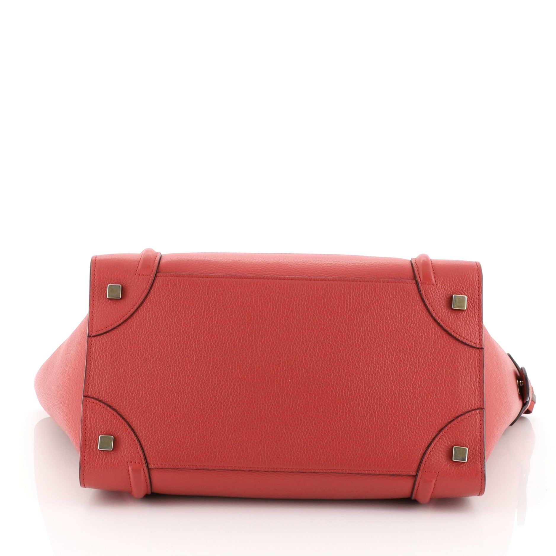 Luggage Handbag Grainy Leather Mini