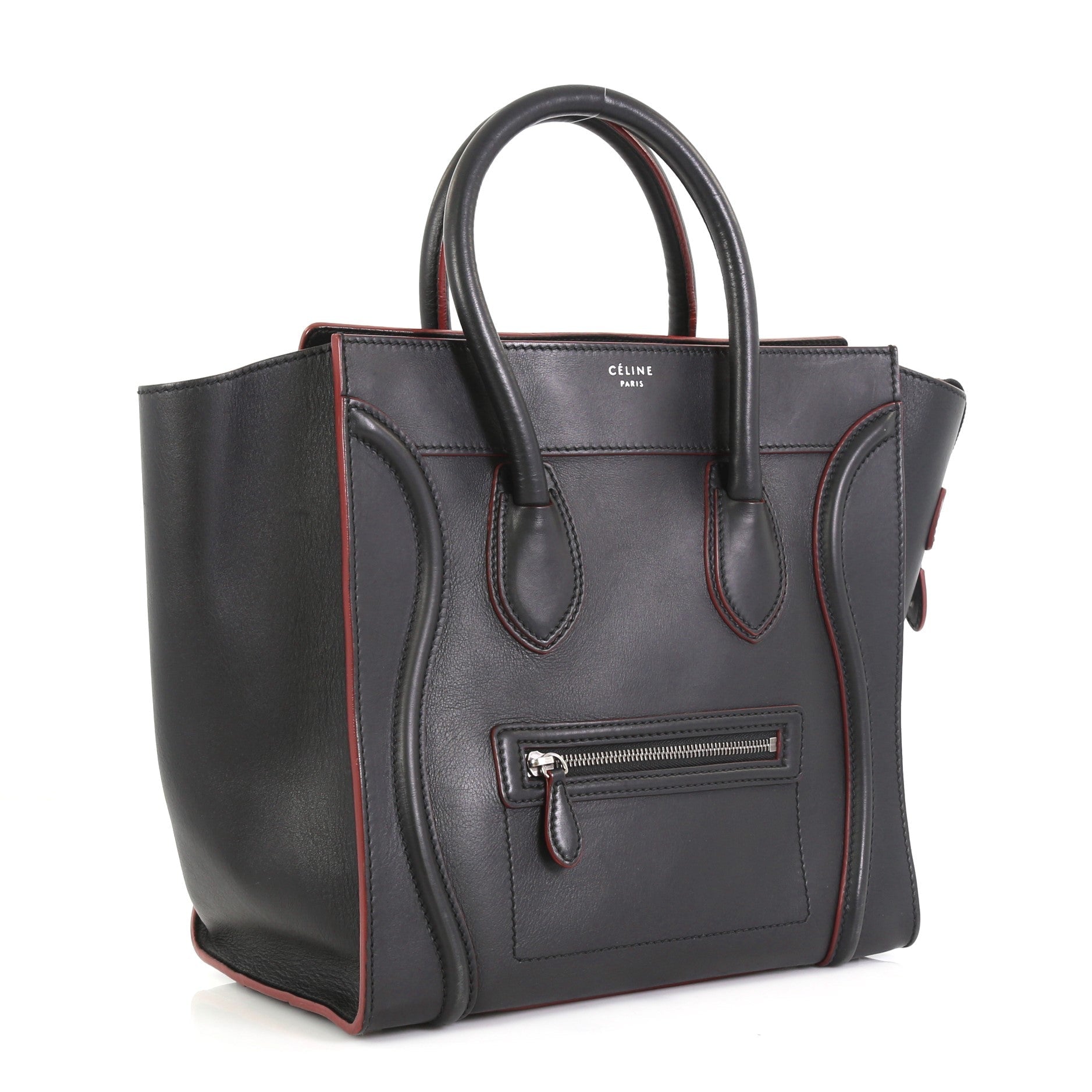 Luggage Handbag Smooth Leather Mini