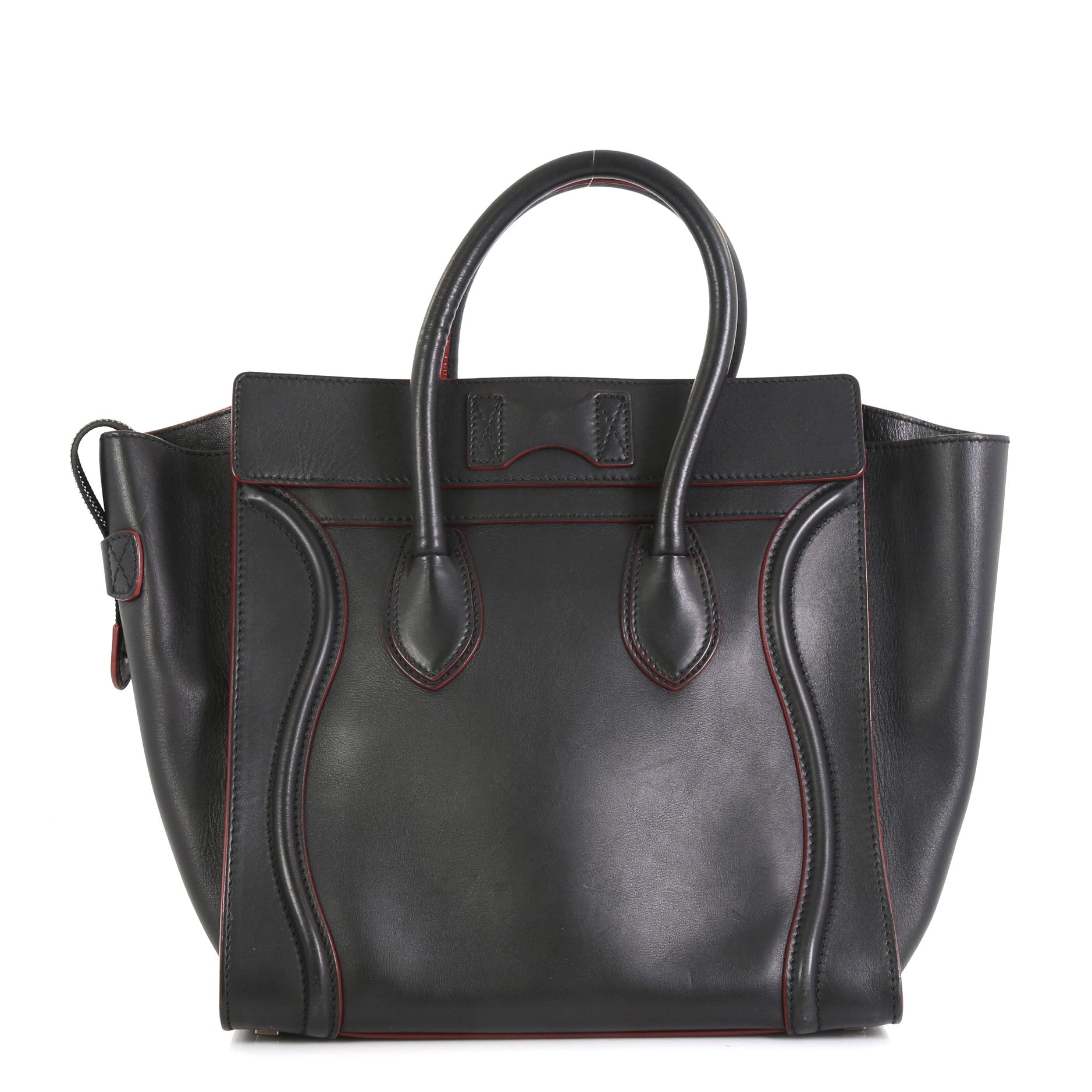 Luggage Handbag Smooth Leather Mini