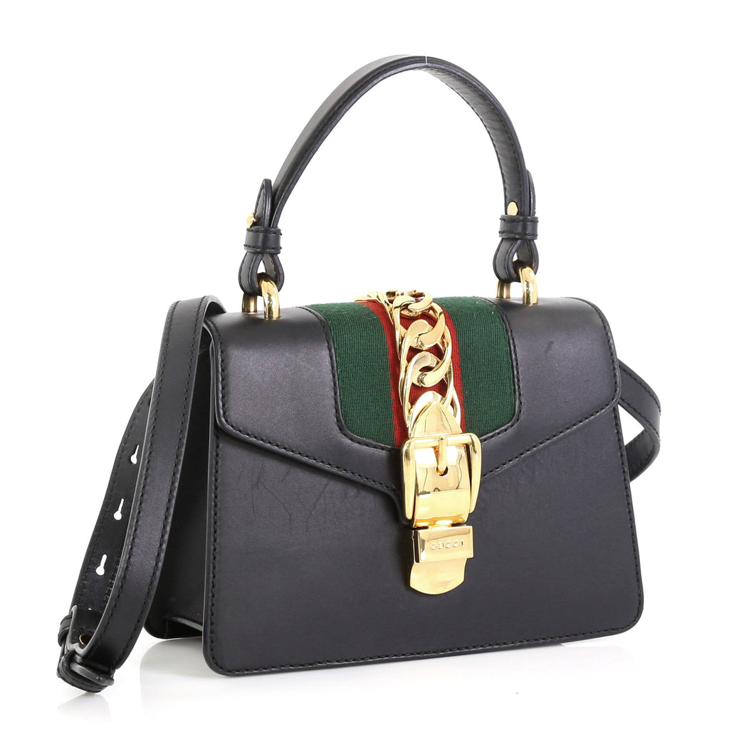 Sylvie Top Handle Bag Leather Mini