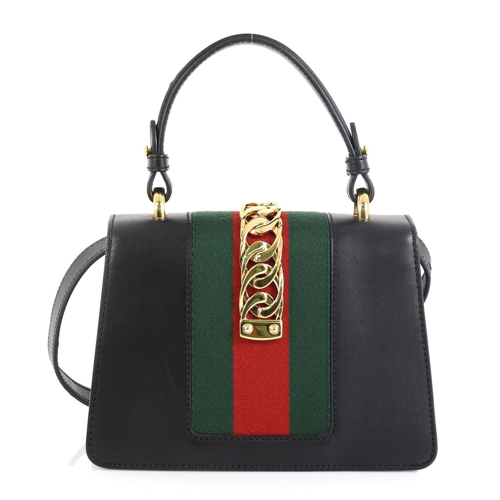 Sylvie Top Handle Bag Leather Mini