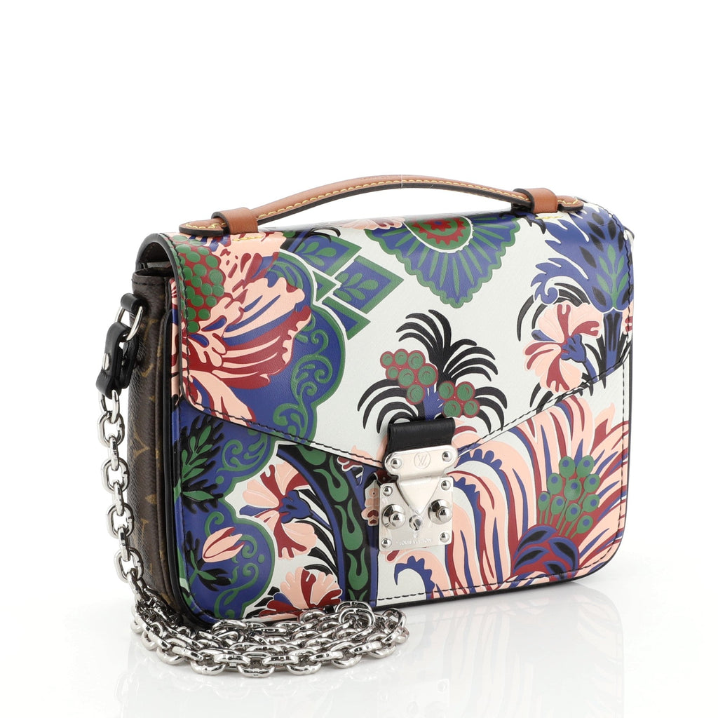 Pochette Metis Printed Epi Leather with Monogram Canvas Mini