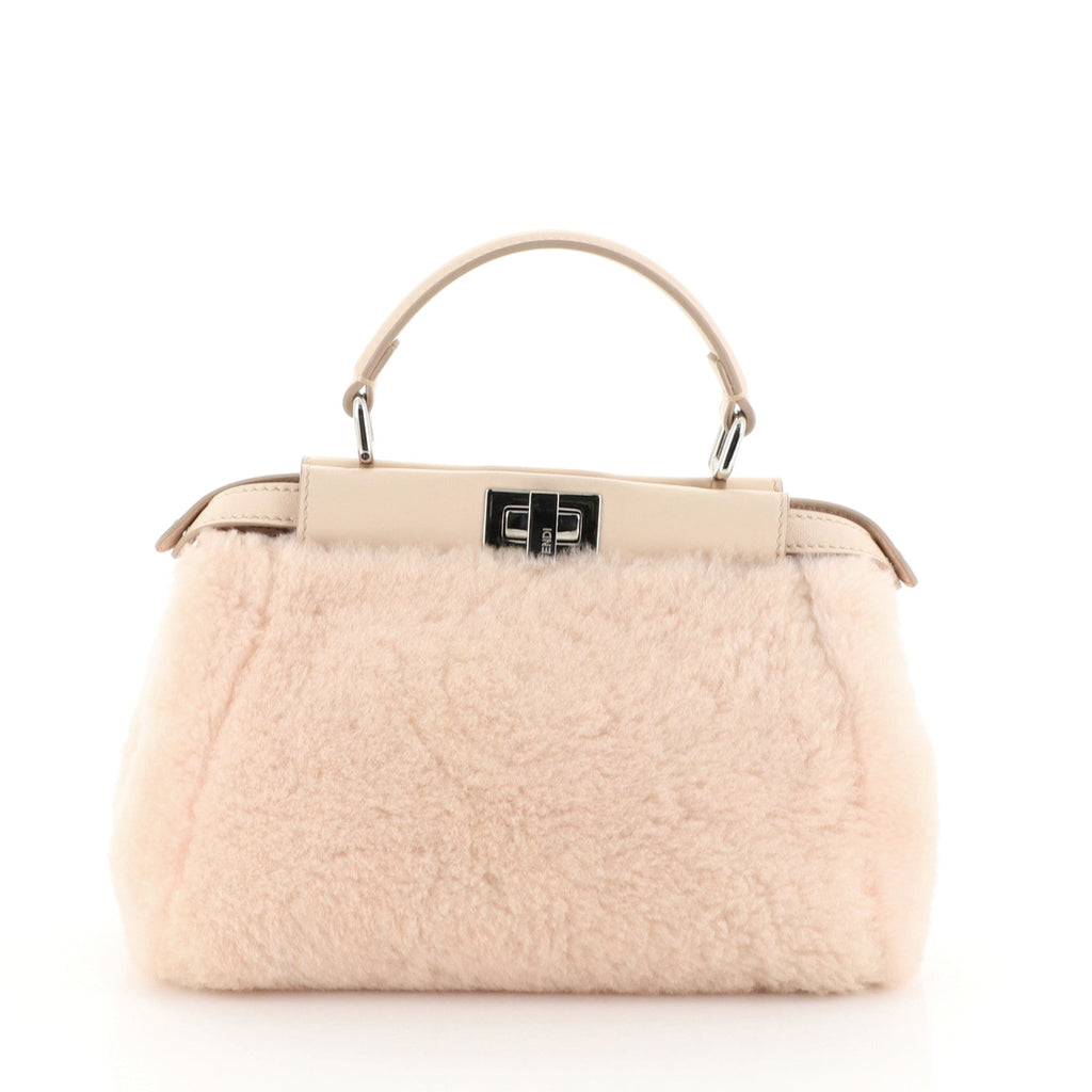 Peekaboo Bag Shearling Mini