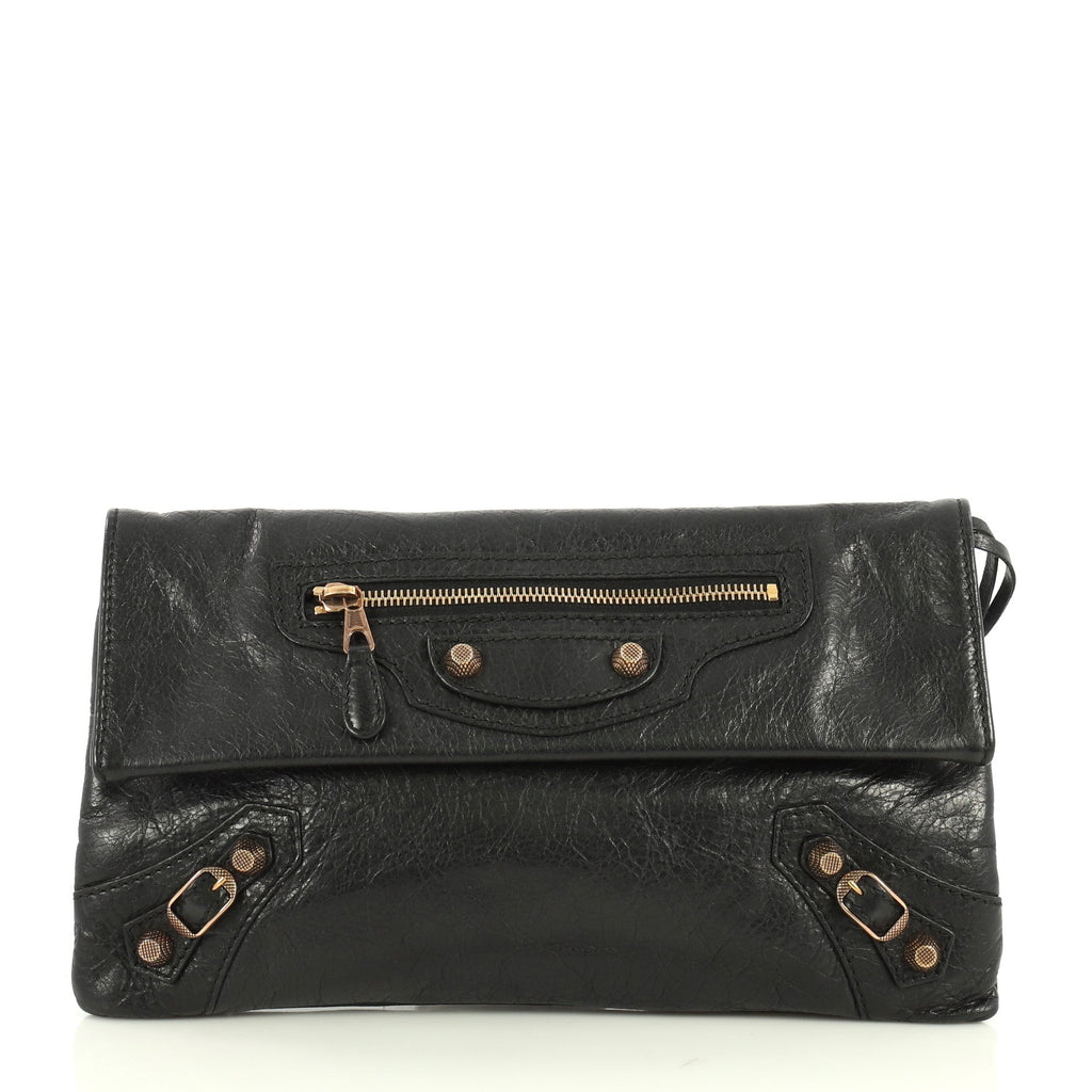 Envelope Clutch Giant Studs Leather