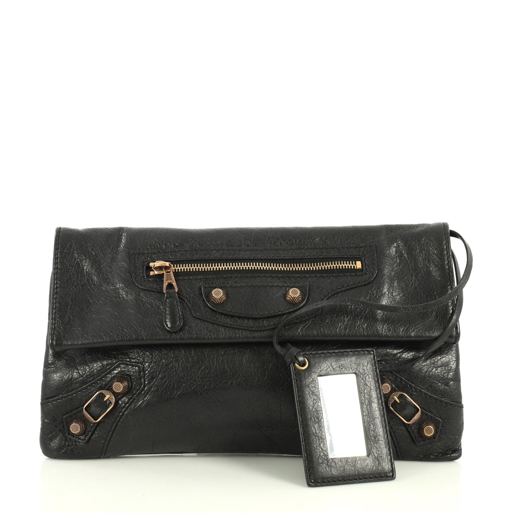 Envelope Clutch Giant Studs Leather