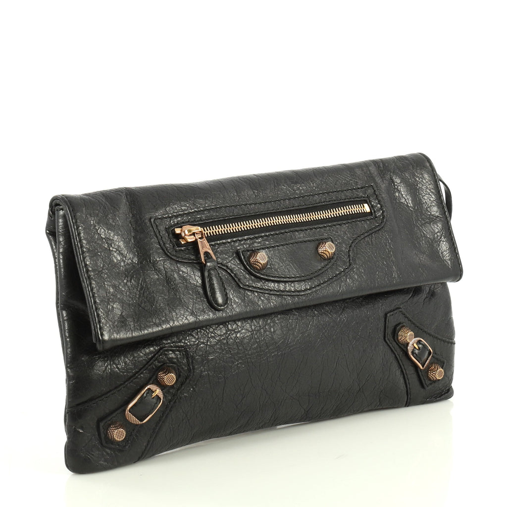 Envelope Clutch Giant Studs Leather