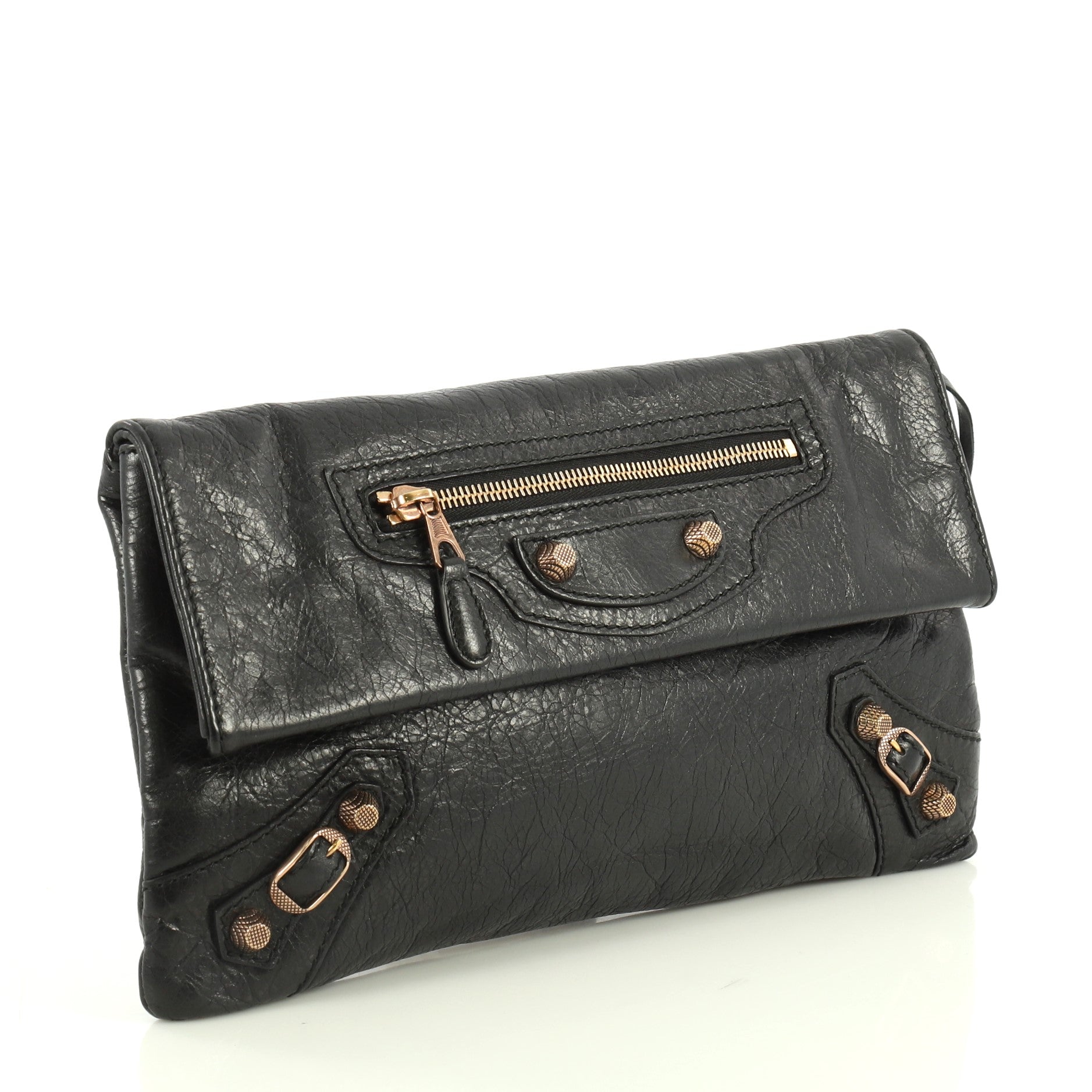 Envelope Clutch Giant Studs Leather