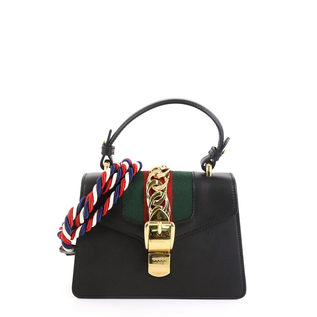 Sylvie Top Handle Bag Leather Mini