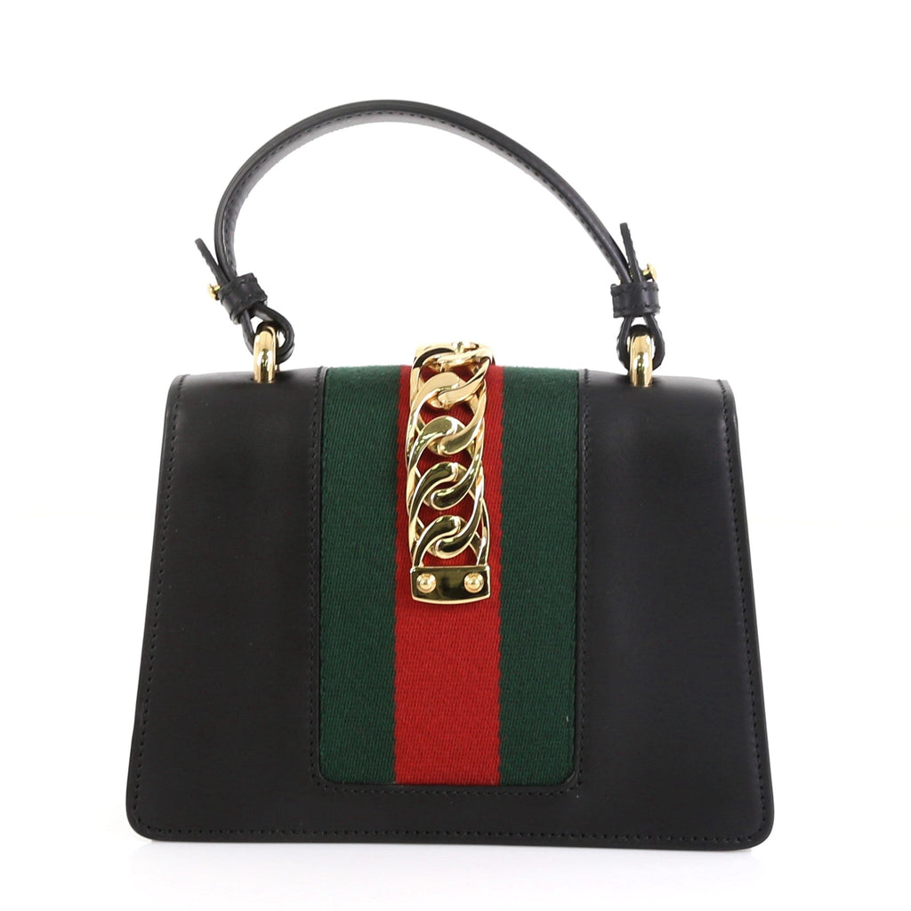 Sylvie Top Handle Bag Leather Mini