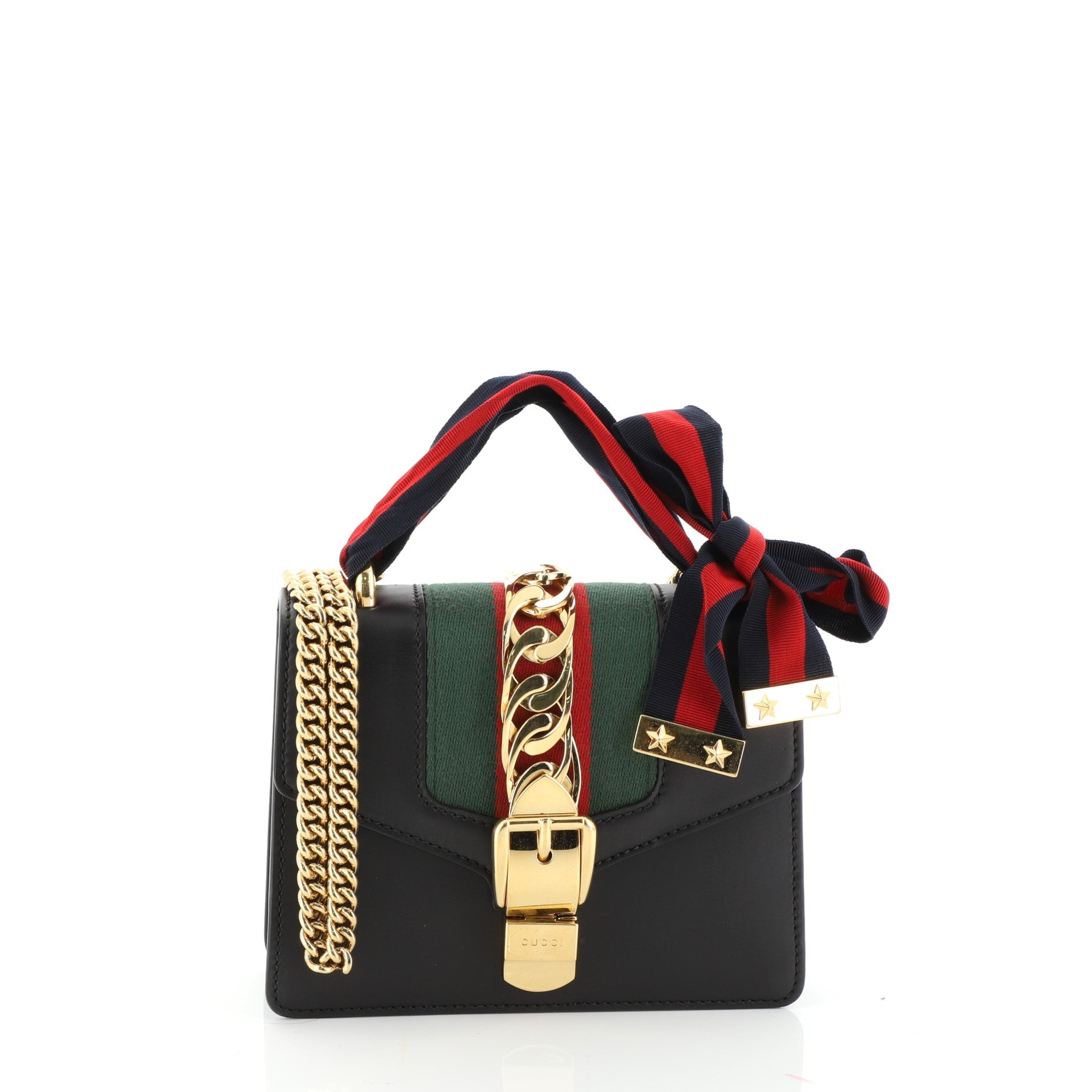 Sylvie Chain Shoulder Bag Leather Mini