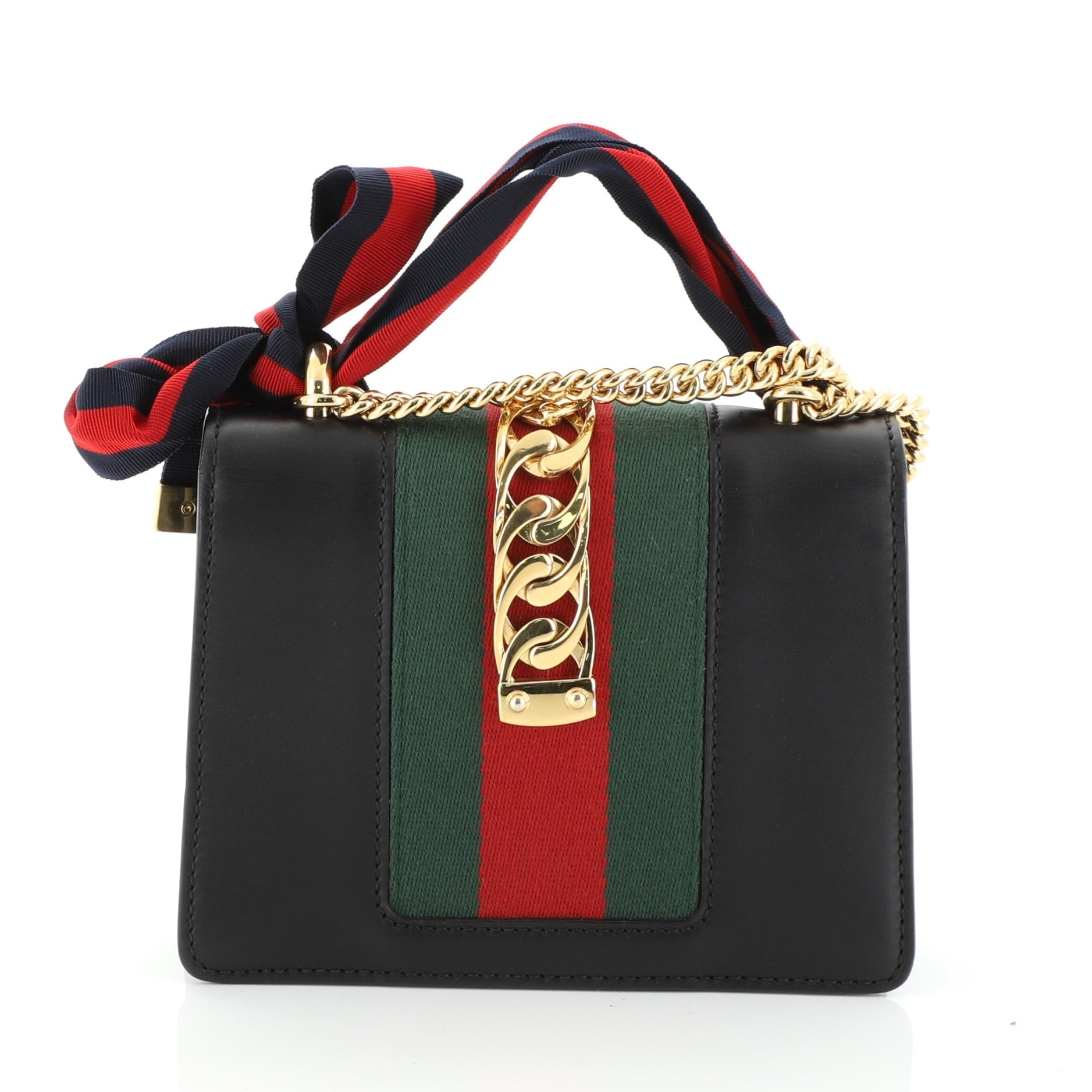 Sylvie Chain Shoulder Bag Leather Mini