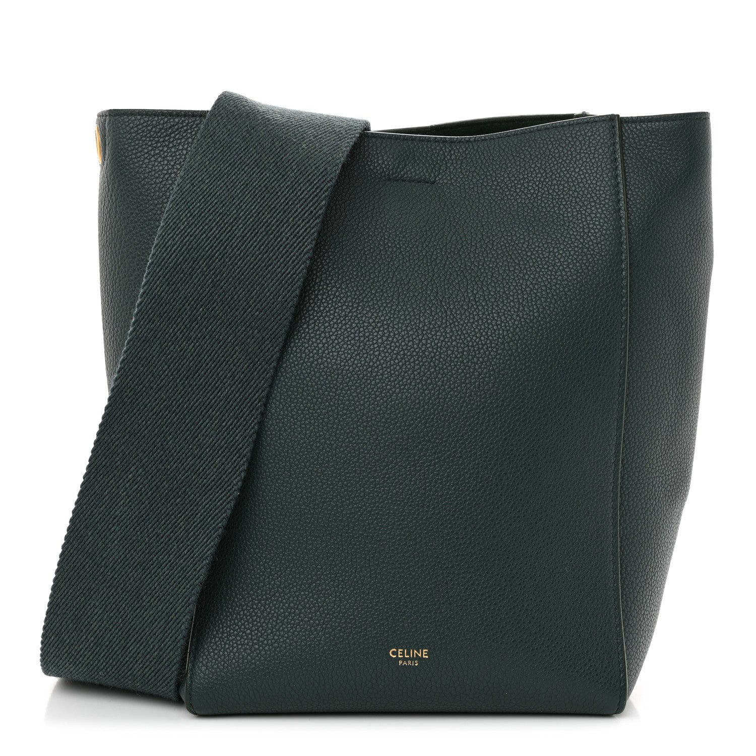Soft Grained Calfskin Small Sangle Bucket Bag Amazone