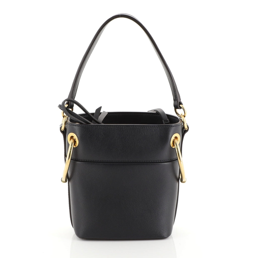 Roy Logo Bucket Bag Printed Leather Mini