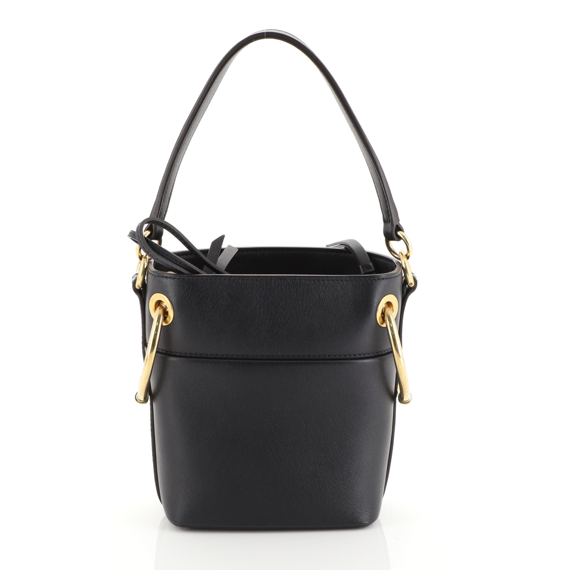 Roy Logo Bucket Bag Printed Leather Mini