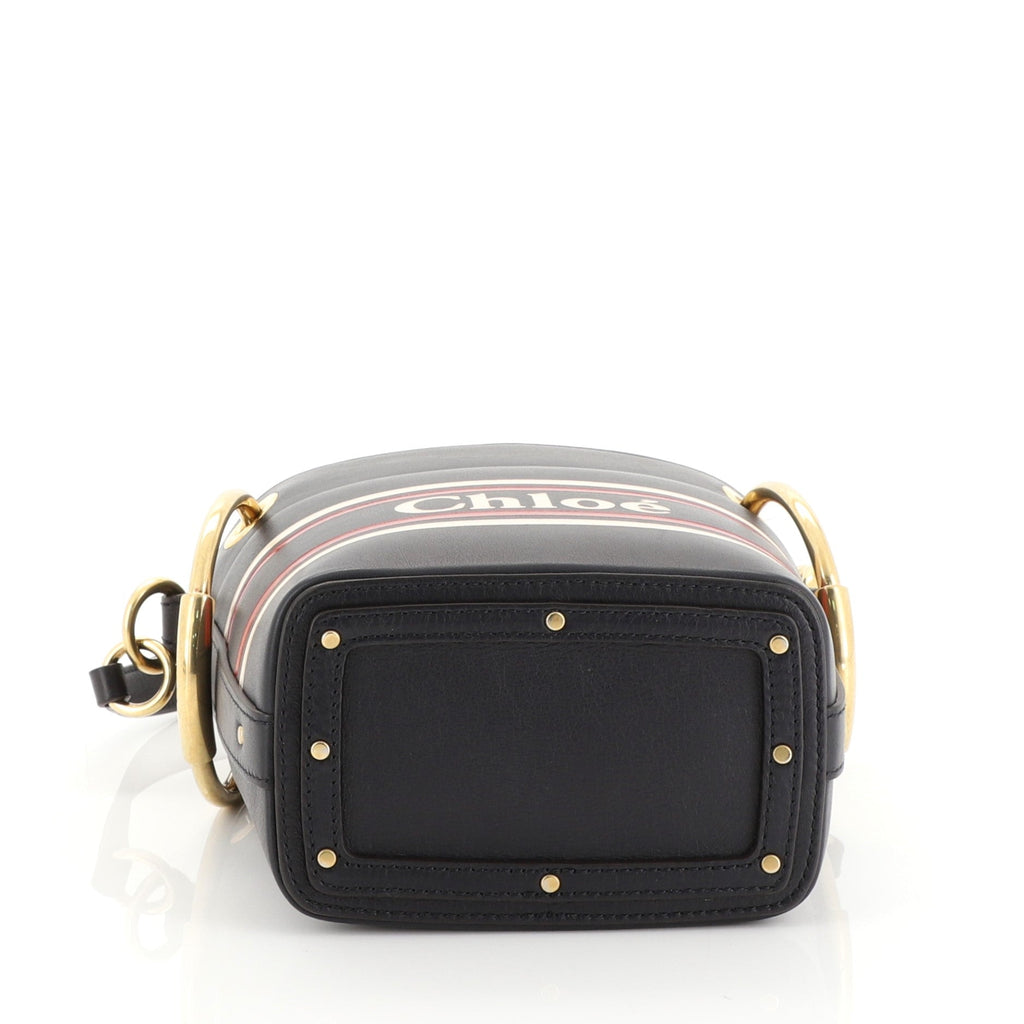 Roy Logo Bucket Bag Printed Leather Mini