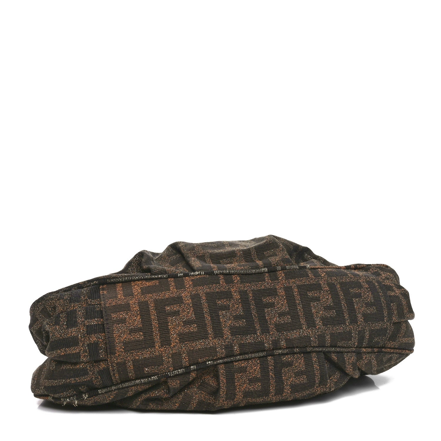 Metallic Lurex Zucca Small Mia Tote Tobacco