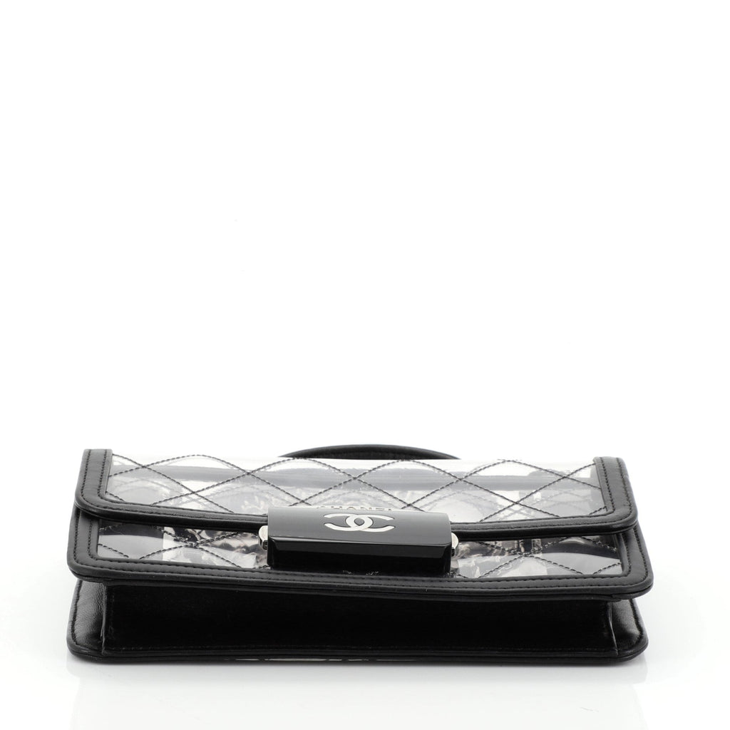 Beauty Lock Flap Bag Quilted PVC With Lambskin Mini