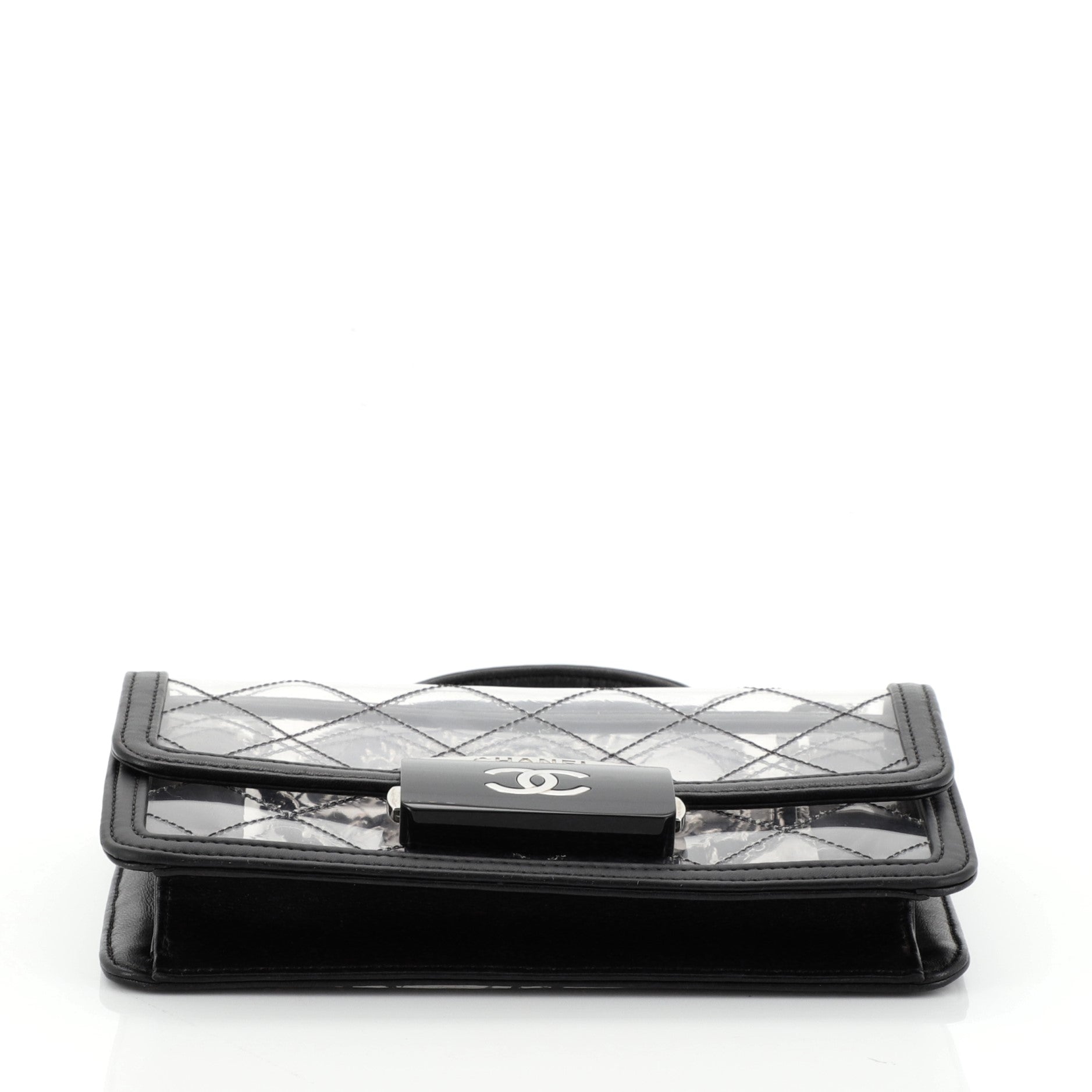 Beauty Lock Flap Bag Quilted PVC With Lambskin Mini