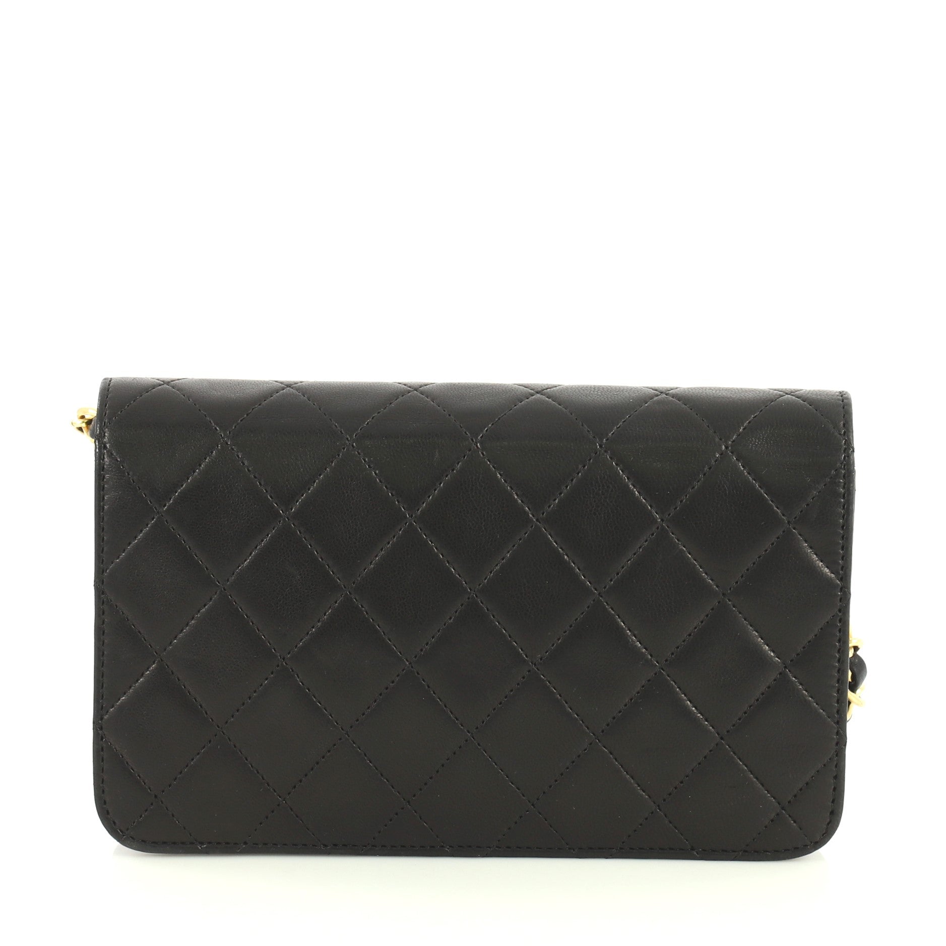 Vintage Full Flap Bag Quilted Lambskin Mini