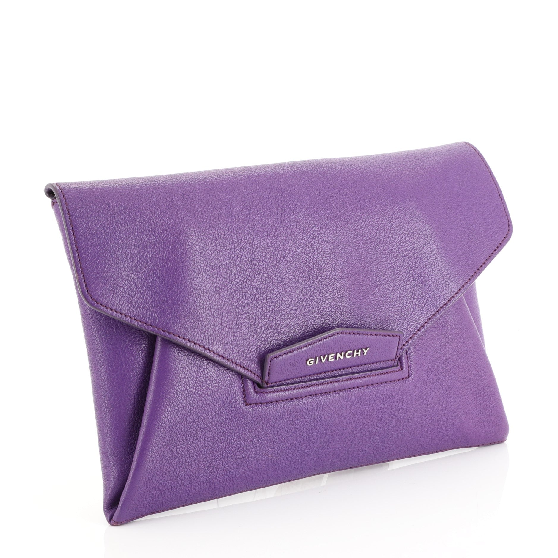 Antigona Envelope Clutch Leather Medium