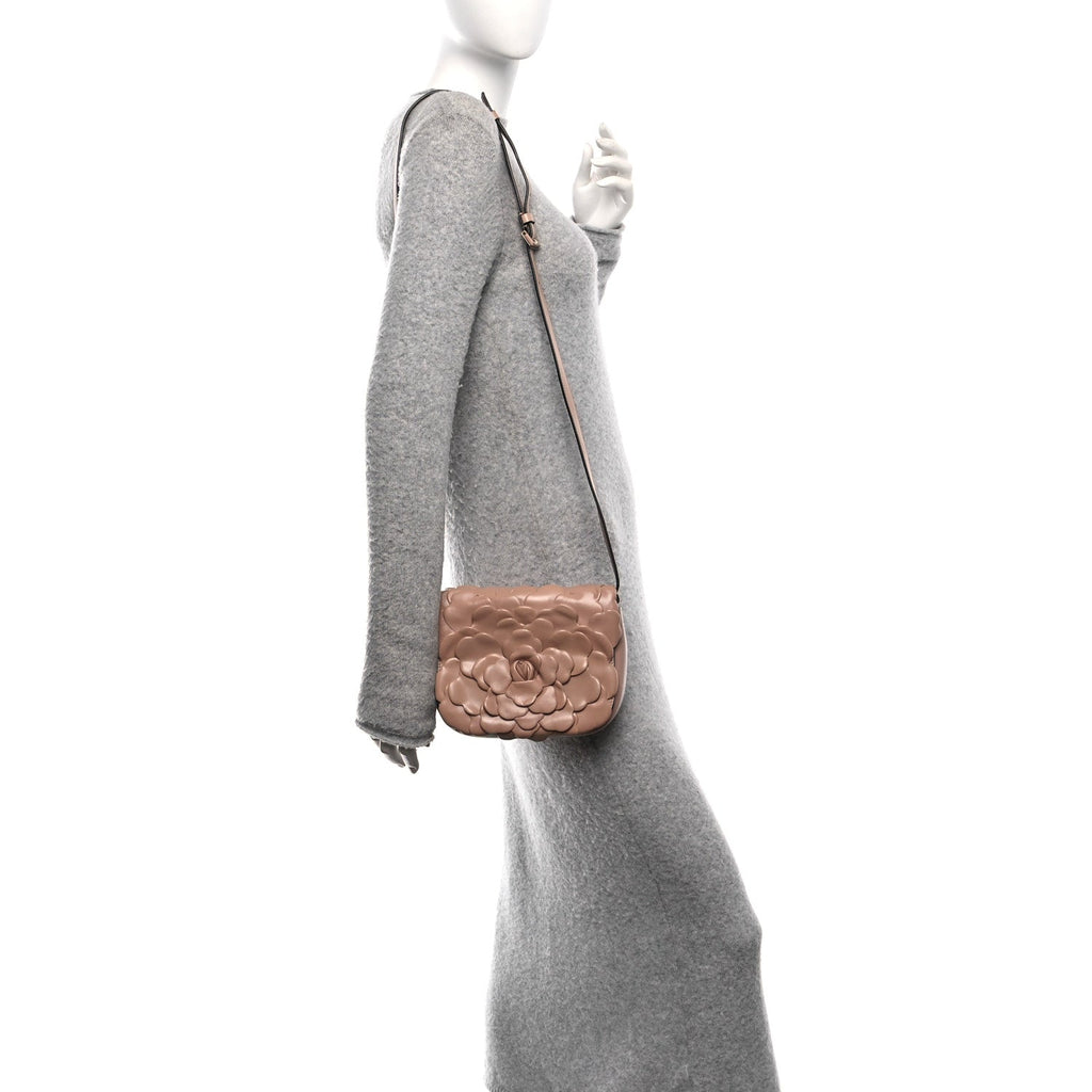 Nappa Atelier 03 Rose Edition Small Flap Crossbody Bag Rose Cannelle