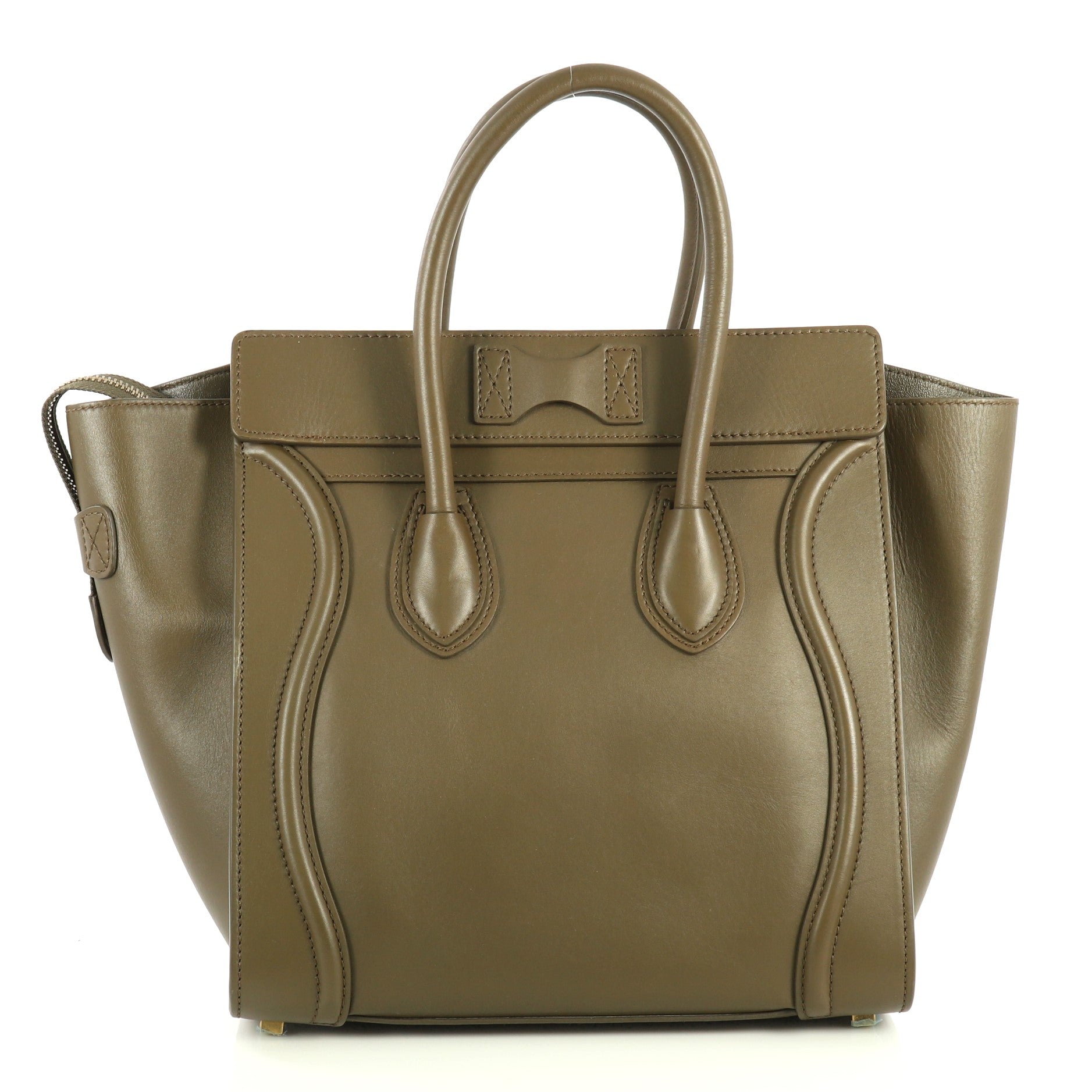 Luggage Handbag Smooth Leather Mini