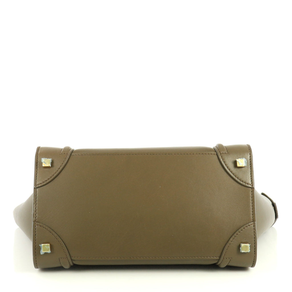 Luggage Handbag Smooth Leather Mini