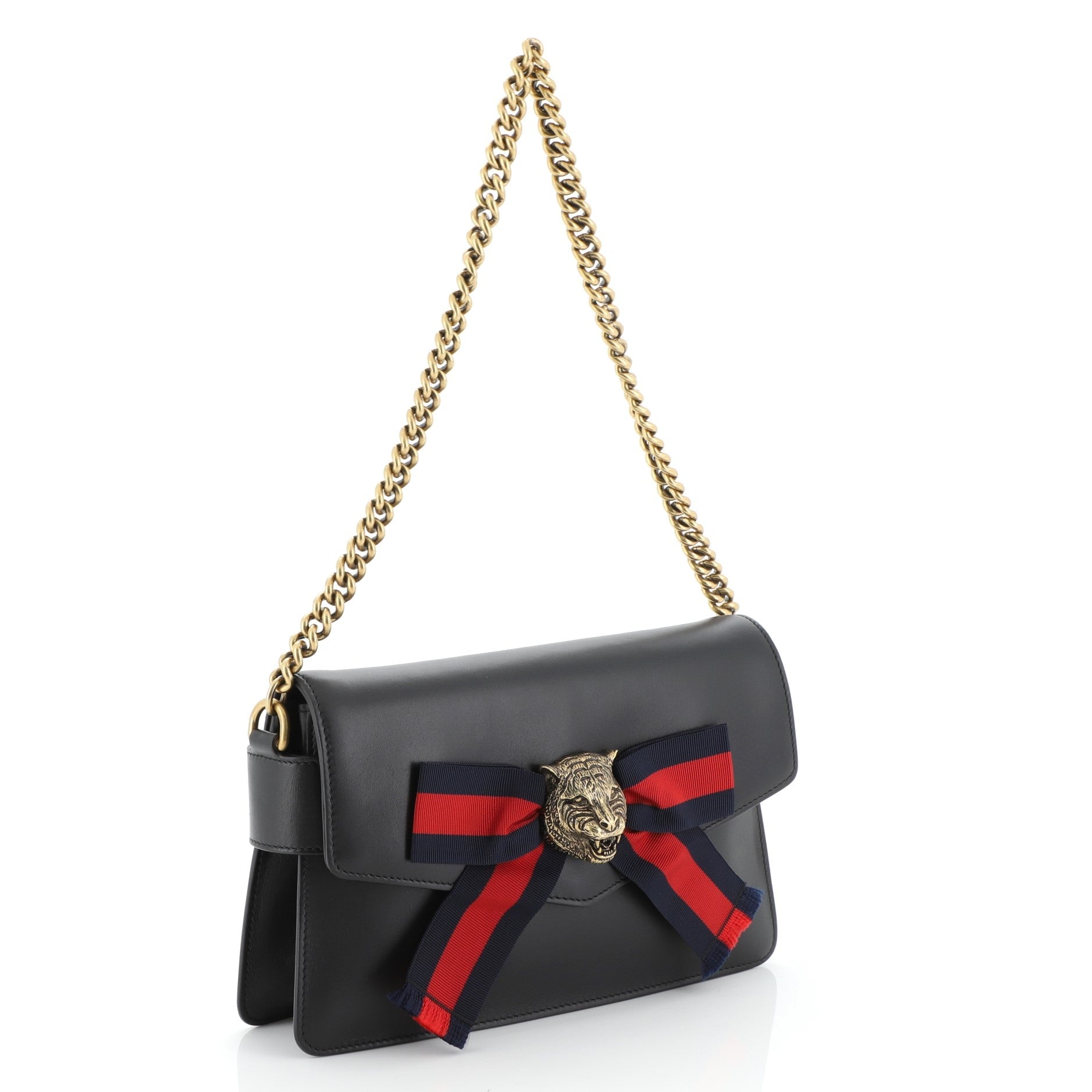Animalier Broadway Bow Flap Bag Leather Mini