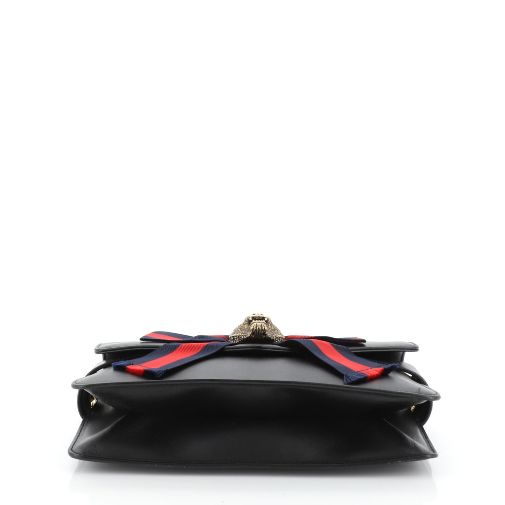 Animalier Broadway Bow Flap Bag Leather Mini