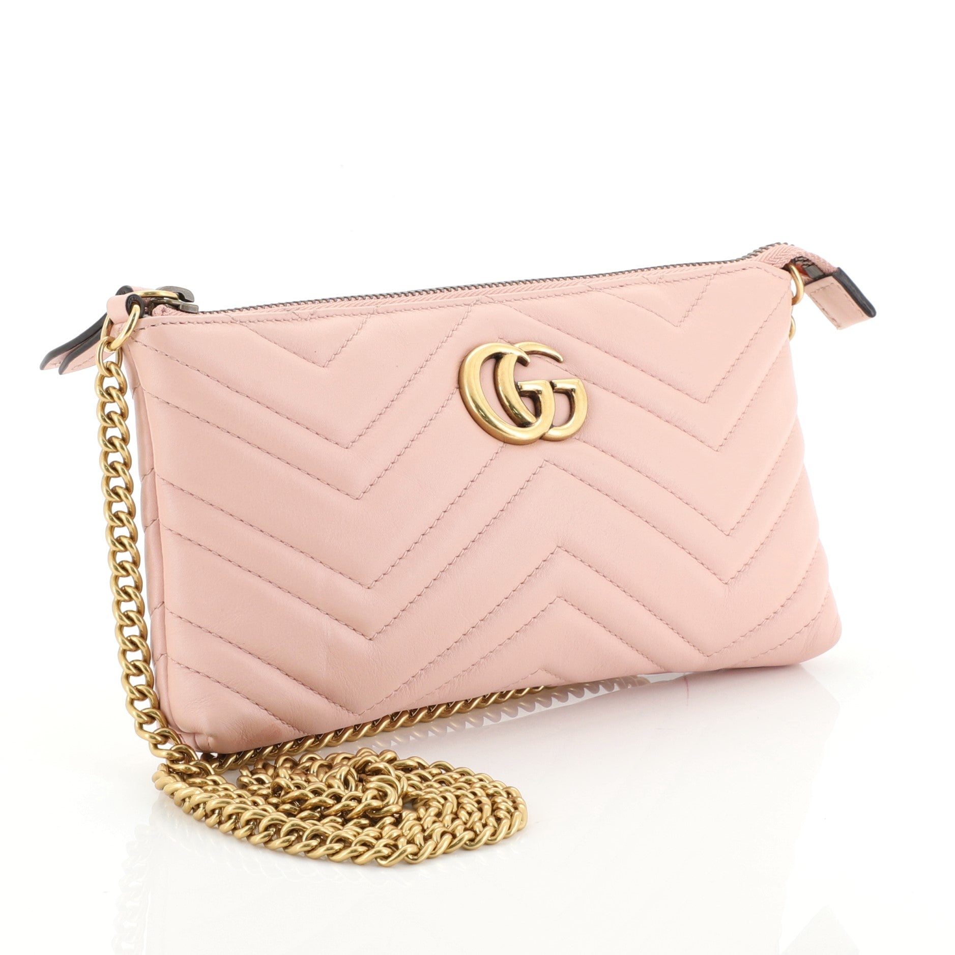 GG Marmont Chain Shoulder Bag Matelasse Leather Mini