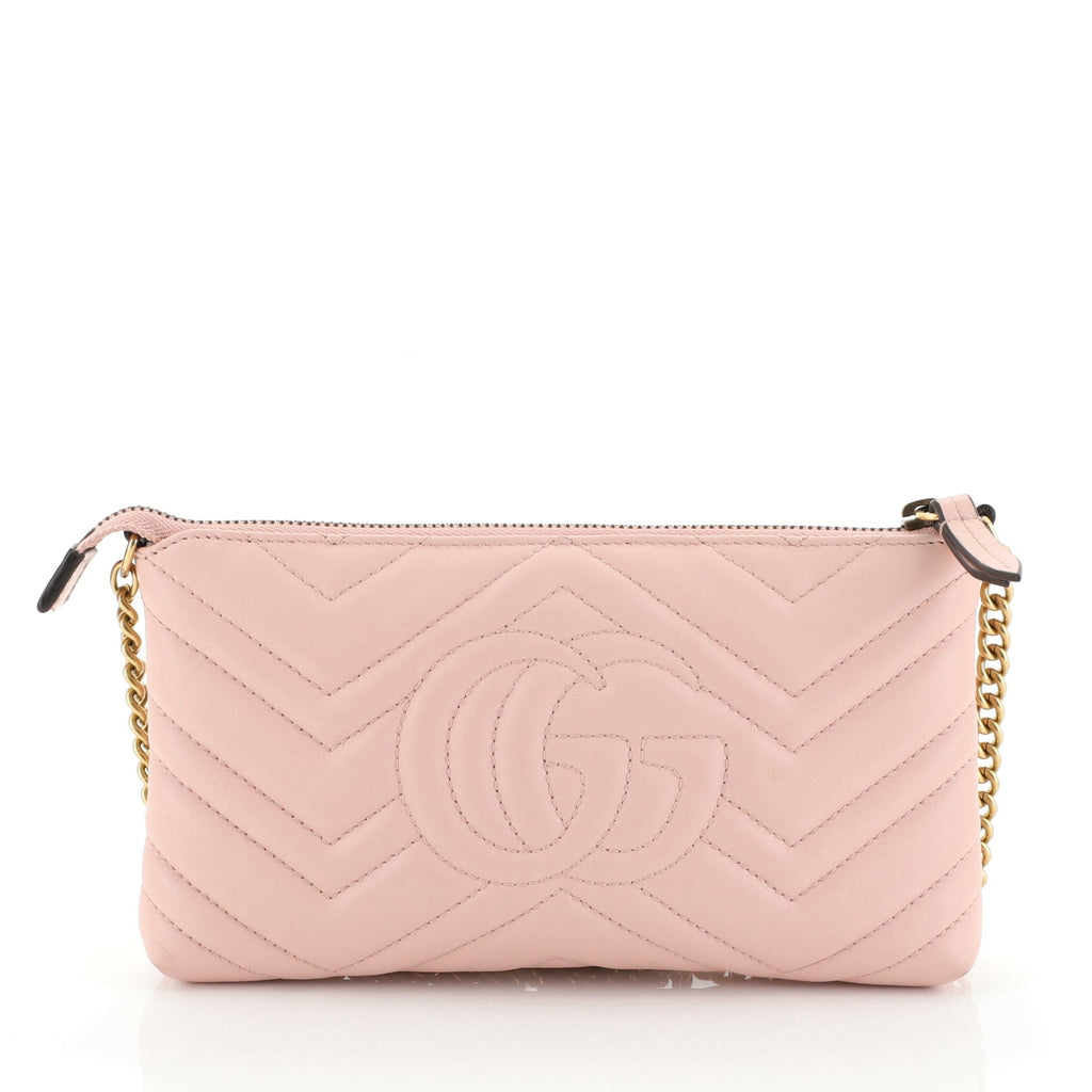 GG Marmont Chain Shoulder Bag Matelasse Leather Mini