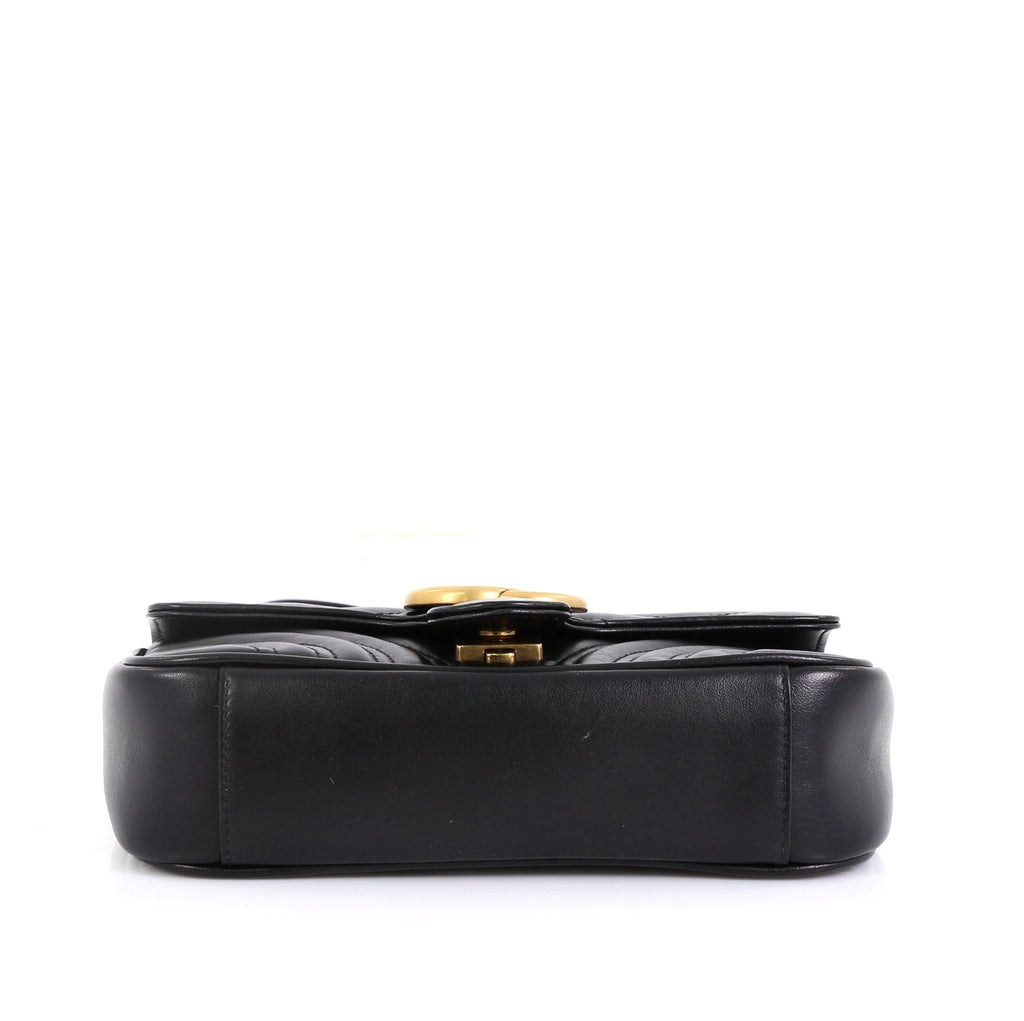 GG Marmont Flap Bag Matelasse Leather Mini