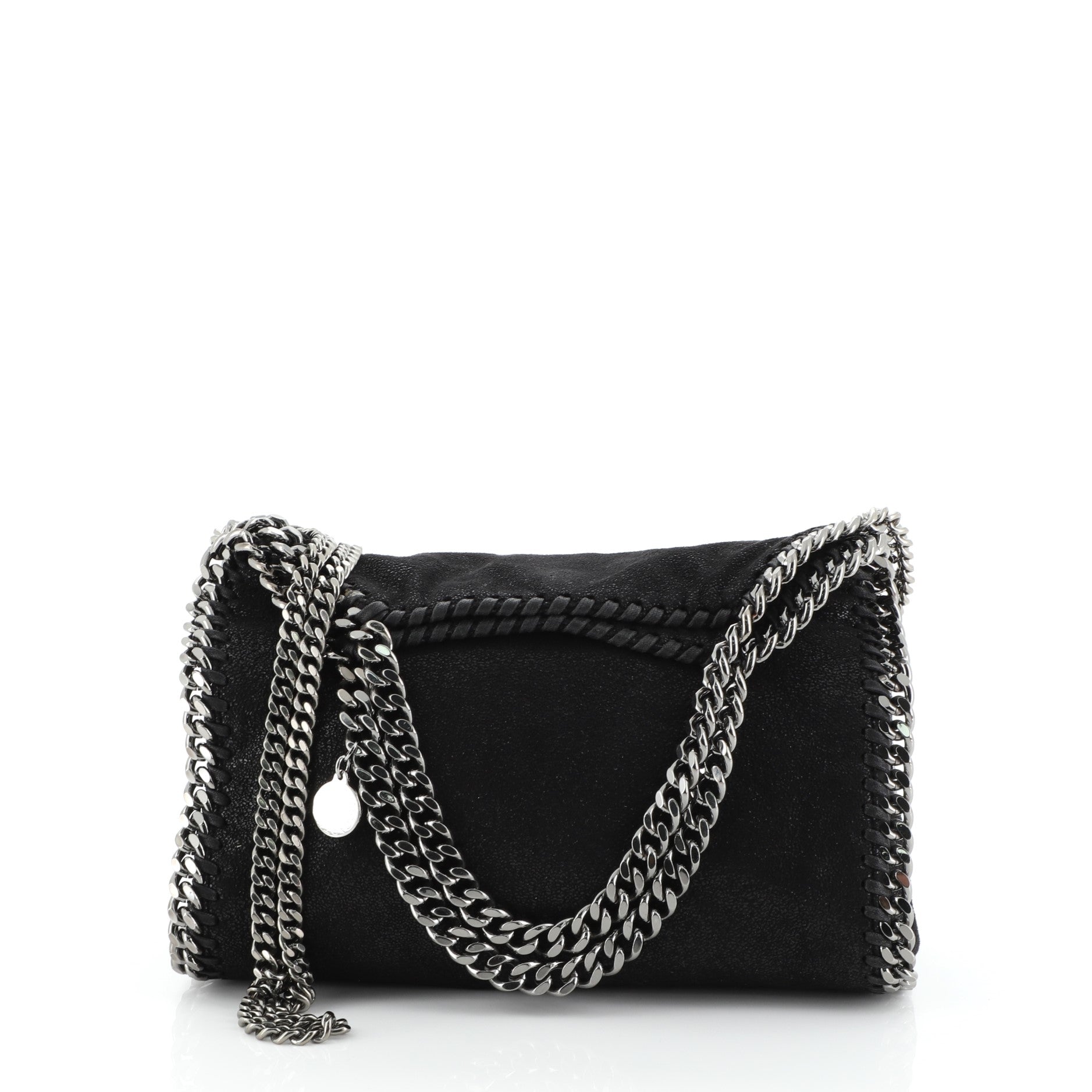 Falabella Fold Over Crossbody Bag Shaggy Deer Mini