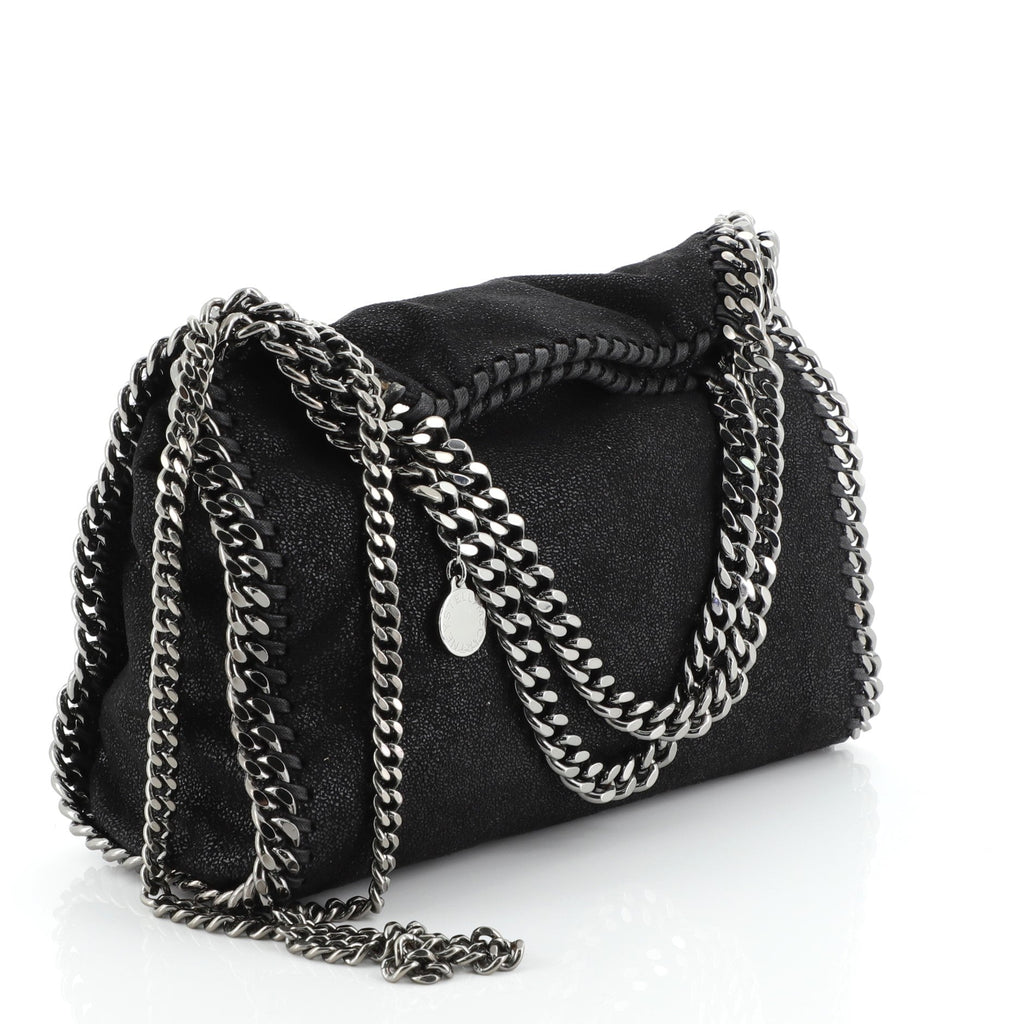 Falabella Fold Over Crossbody Bag Shaggy Deer Mini