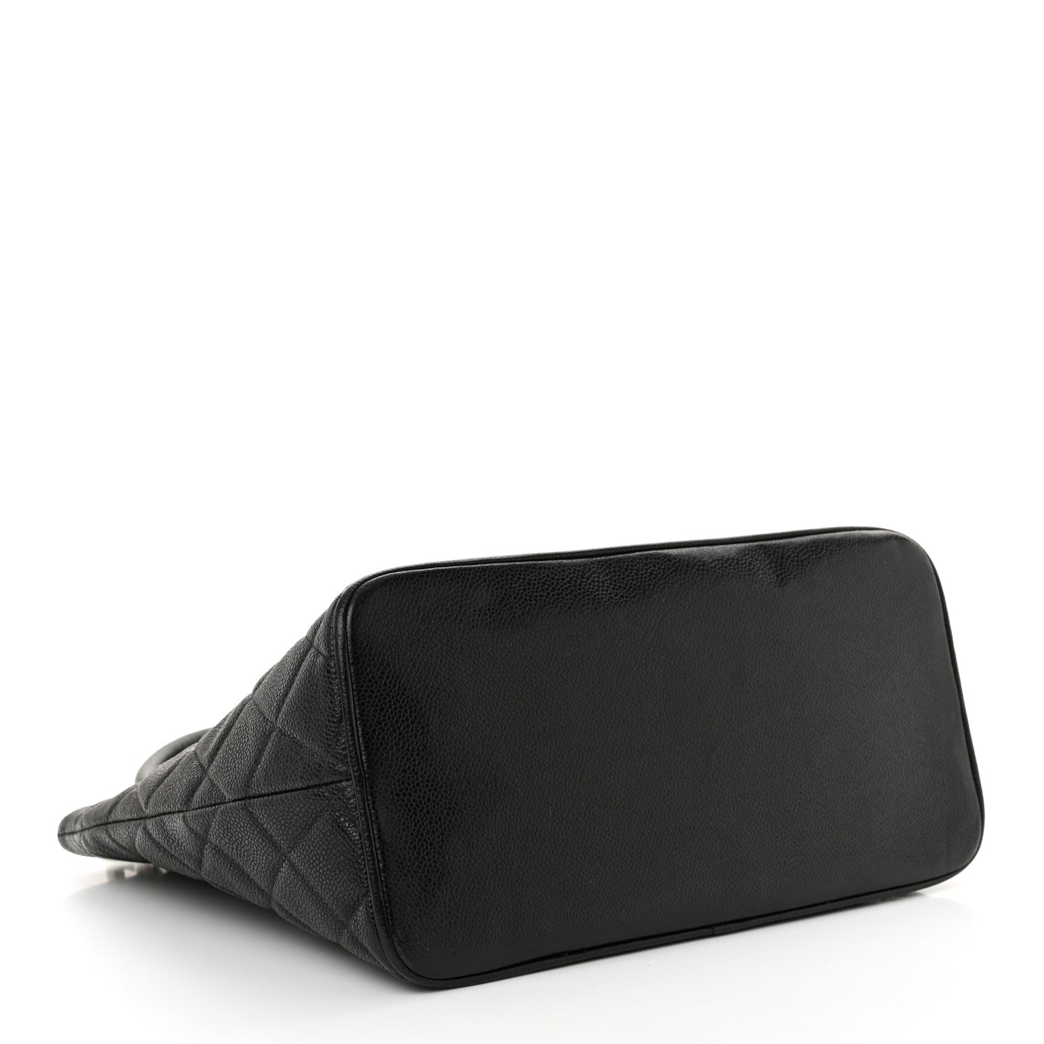 Caviar Quilted Medallion Tote Black