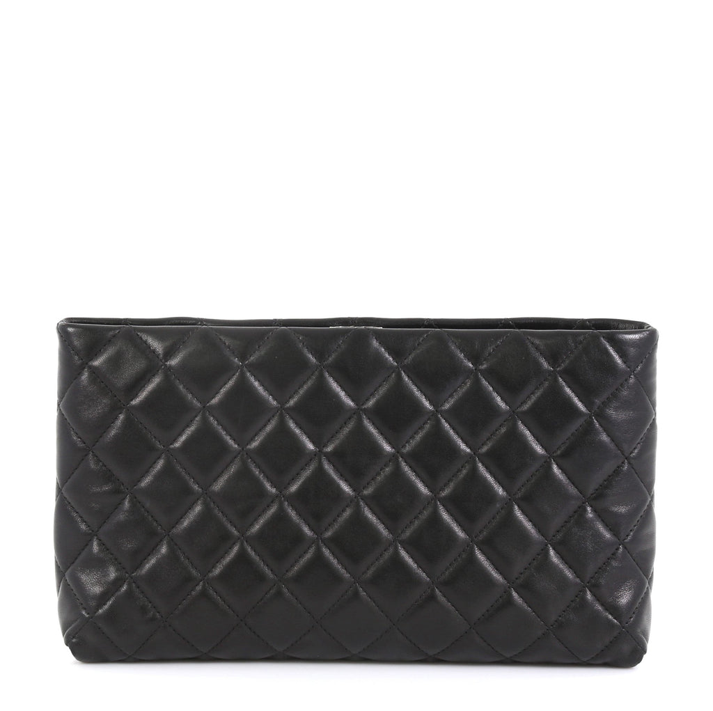 Square Timeless Clutch Quilted Lambskin