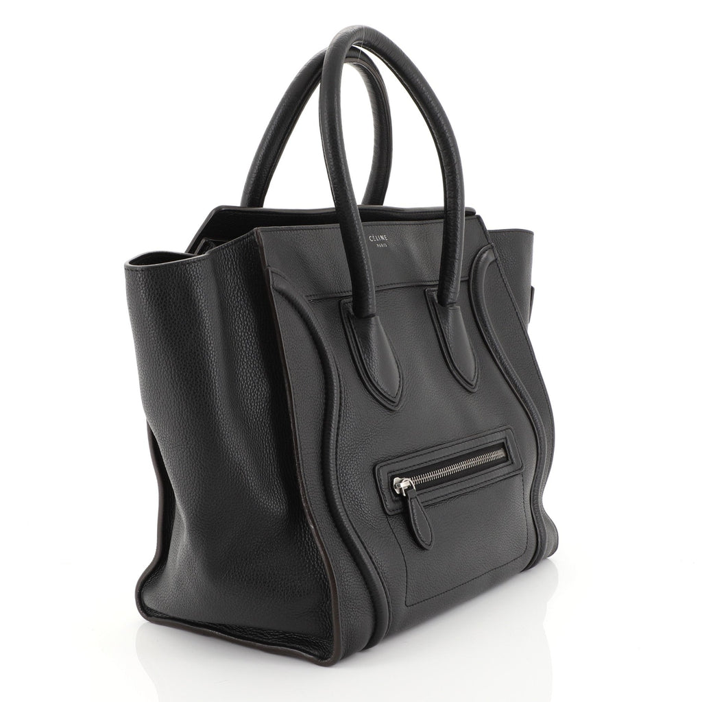 Luggage Handbag Grainy Leather Mini