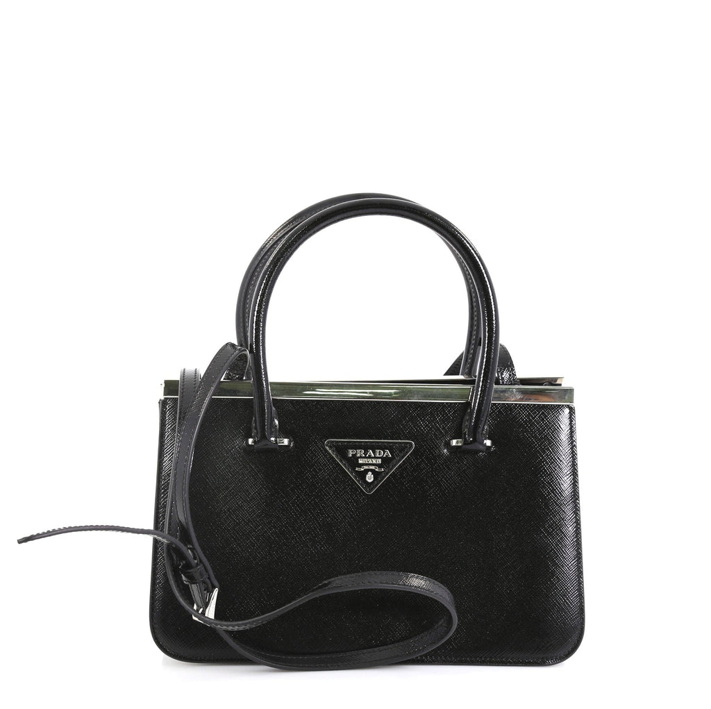 Frame Convertible Bag Vernice Saffiano Leather Mini