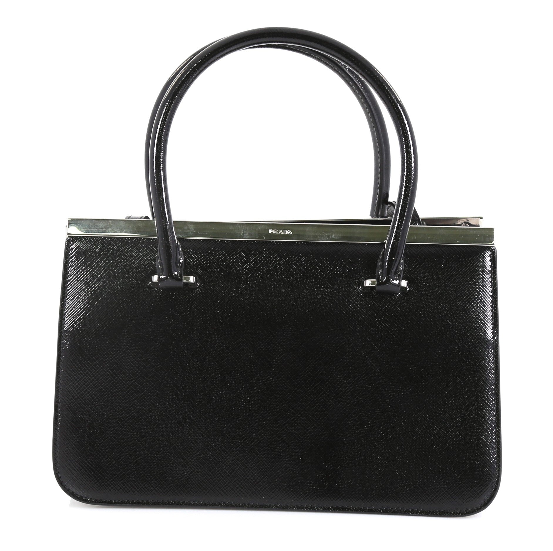 Frame Convertible Bag Vernice Saffiano Leather Mini