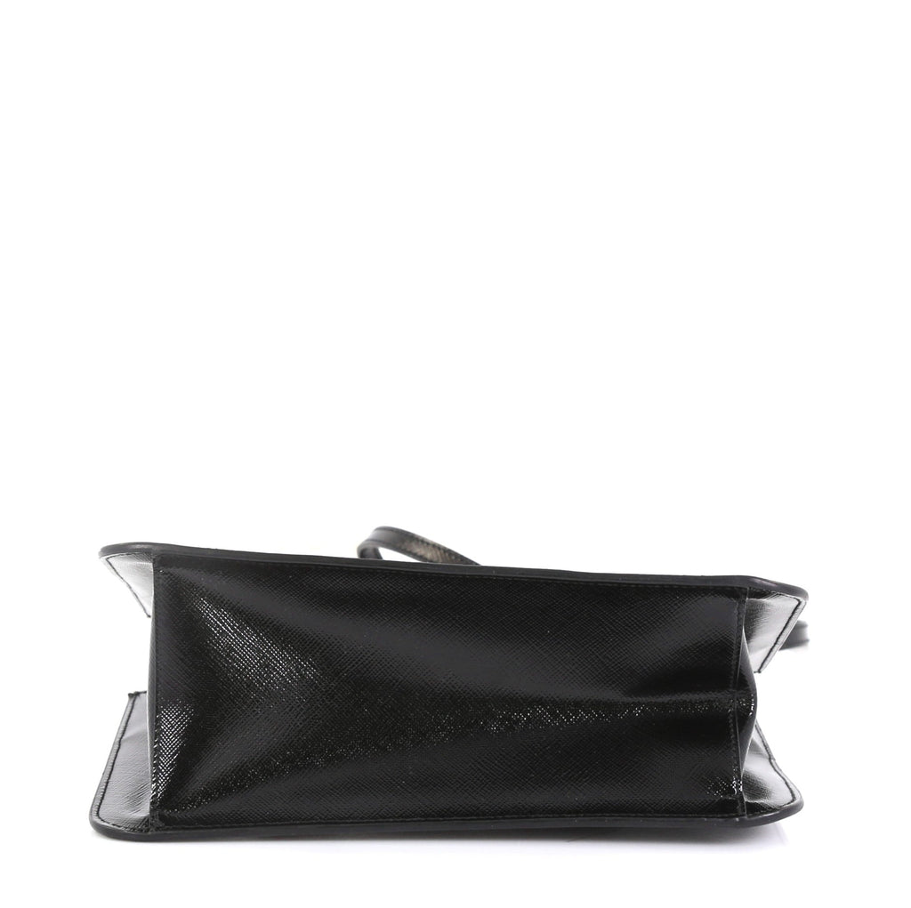 Frame Convertible Bag Vernice Saffiano Leather Mini