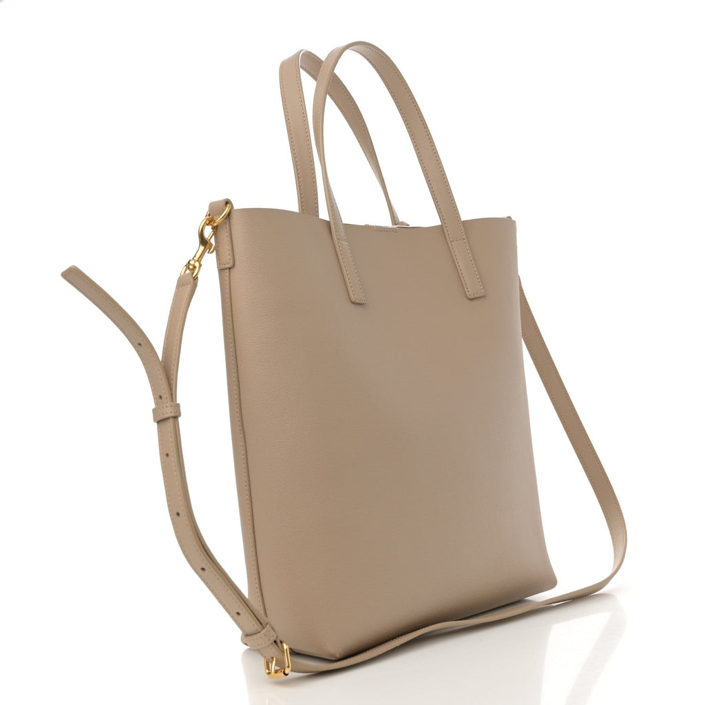 Calfskin Toy Shopping Tote Nude Powder