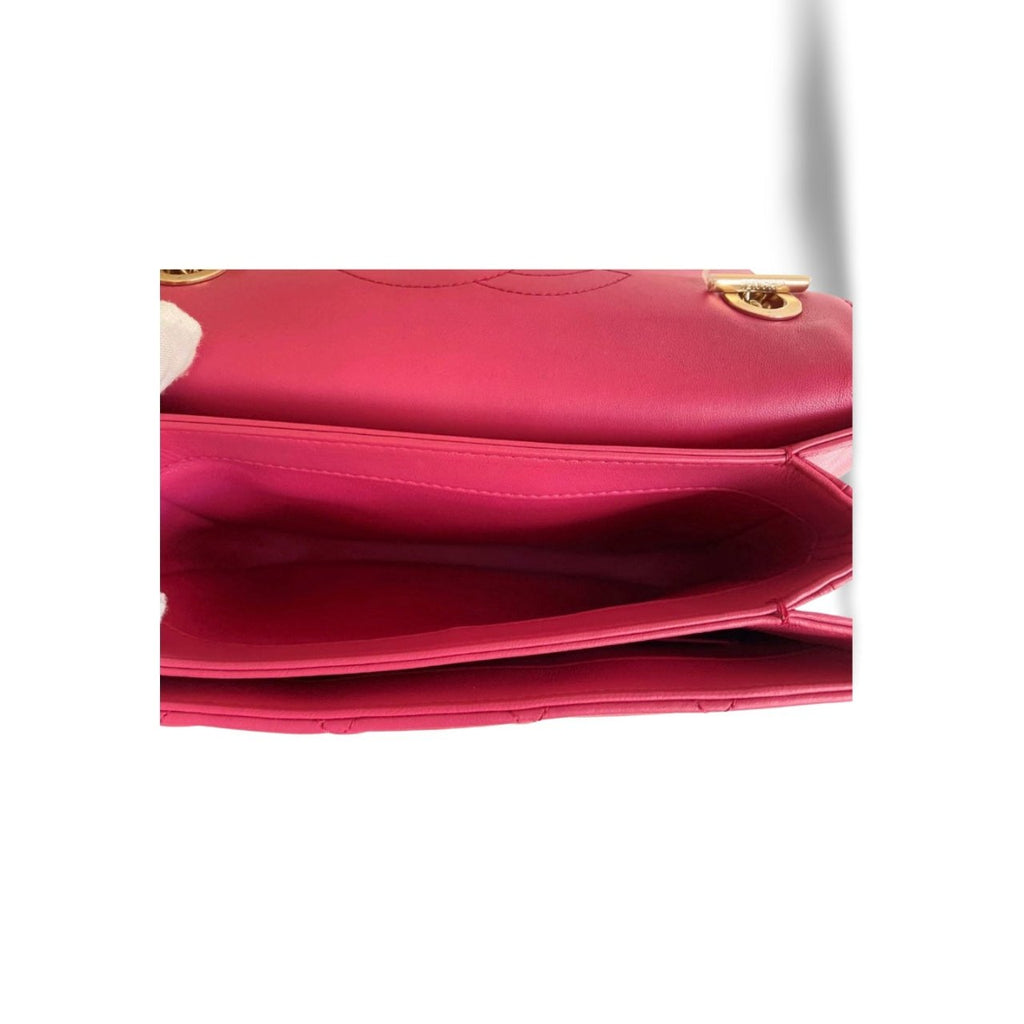 Chanel Small Trendy CC Bag in Hot Pink with Gold Hardware